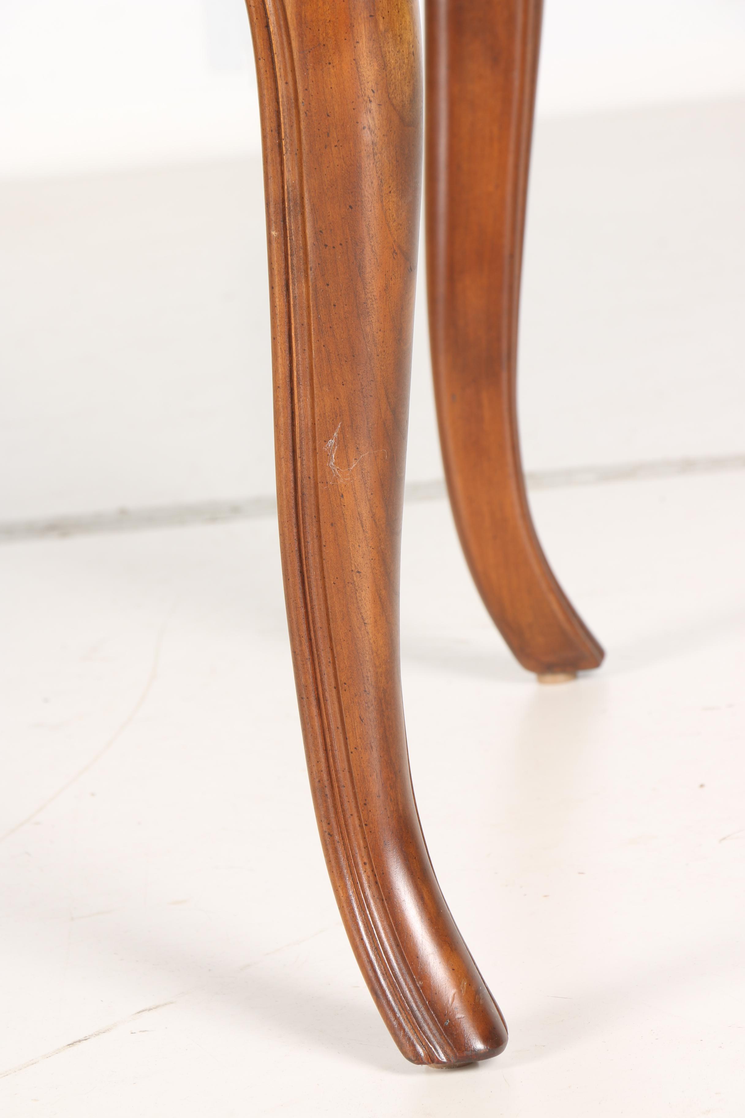 Vintage Faux Leather Top Writing Desk by Sligh