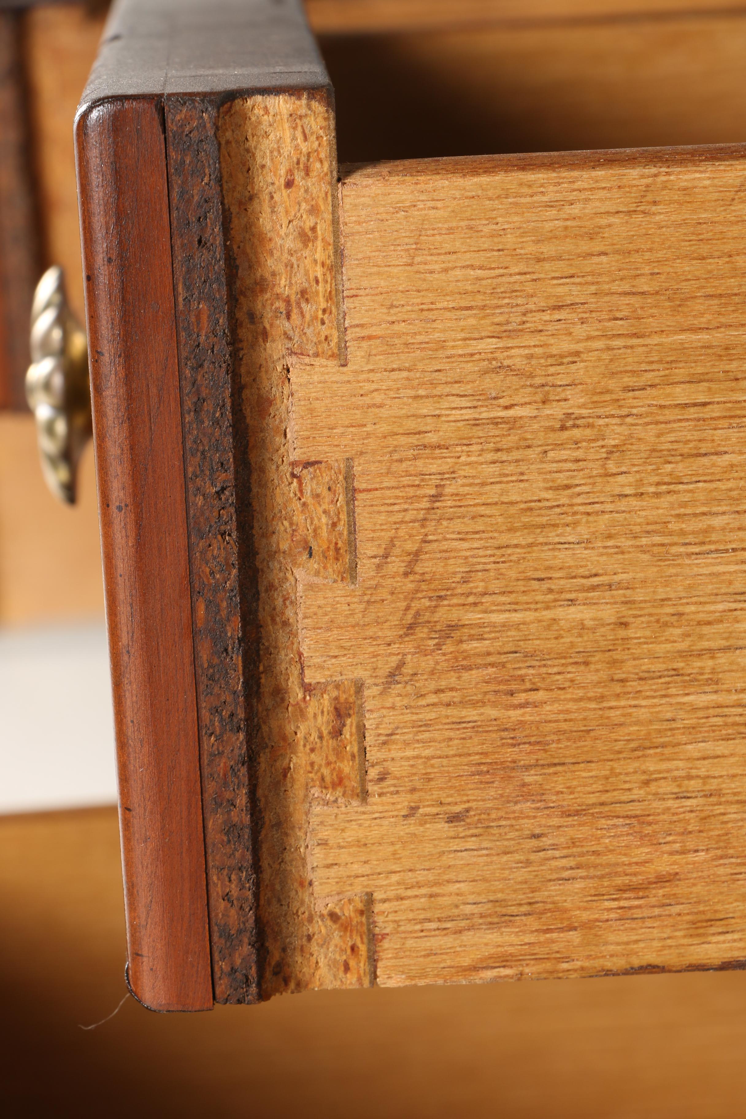 Vintage Faux Leather Top Writing Desk by Sligh