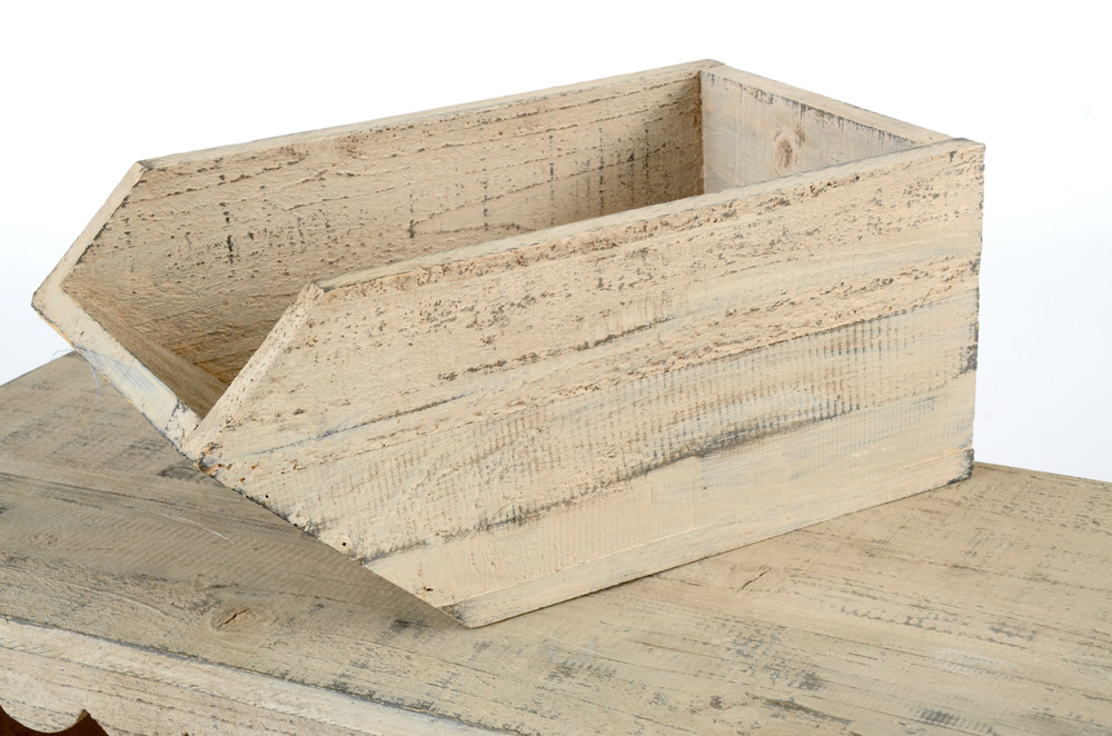 Rustic Stacking Cabinets With Storage Trays