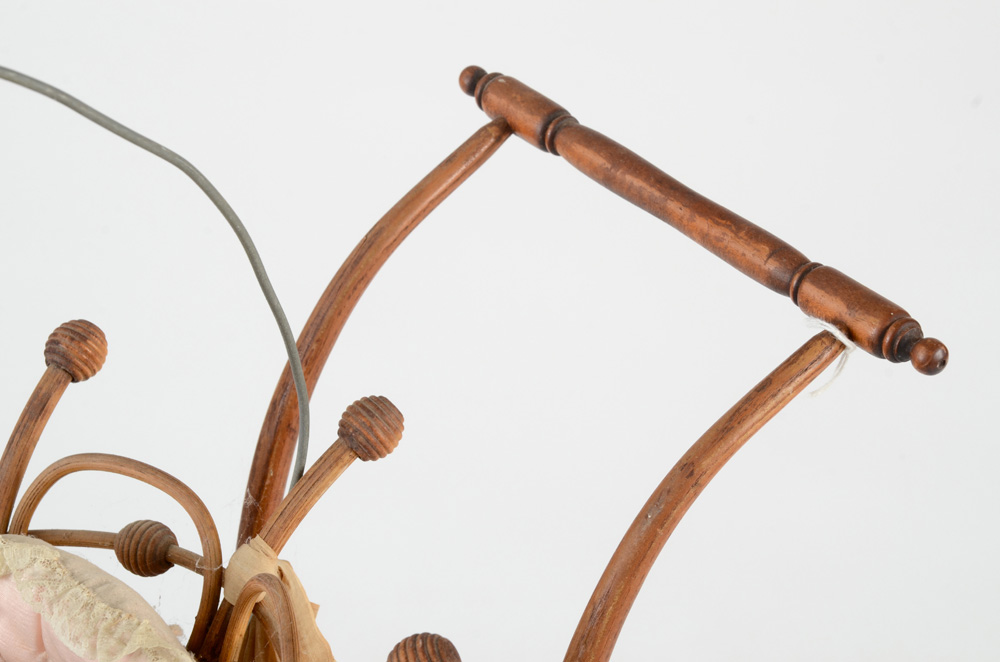 Victorian Wicker Baby Stoller