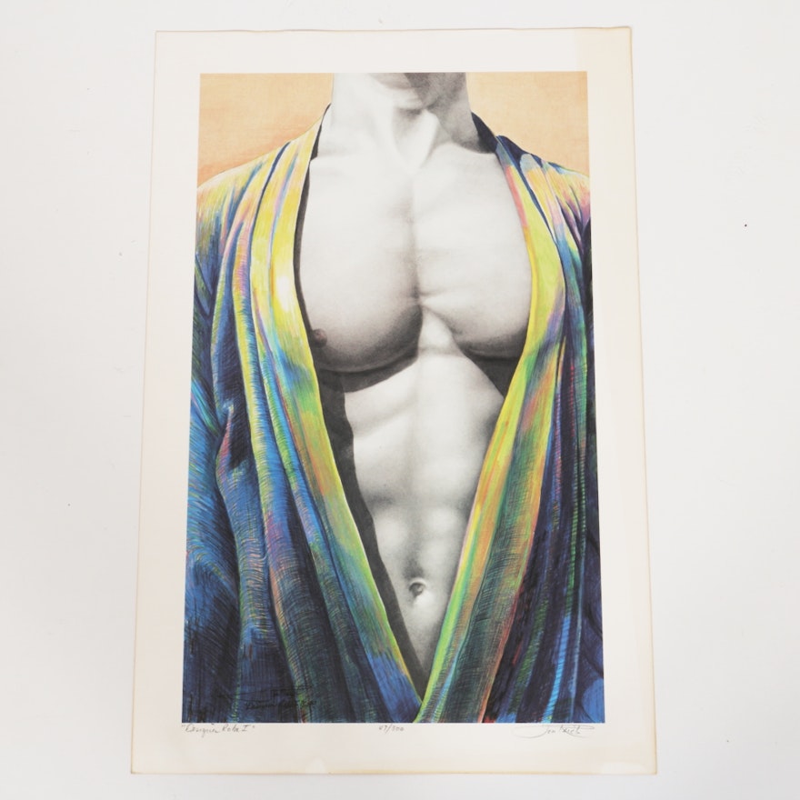 Jon Reich "Designer Robe I" Signed Limited Edition Offset Lithograph on Paper