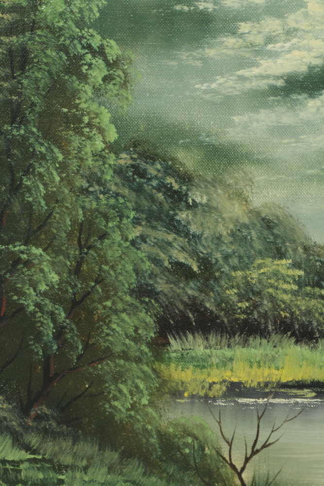 Carl Lohmann Original Oil Painting "Moonlight"