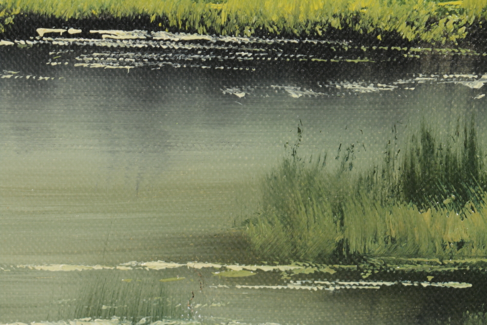 Carl Lohmann Original Oil Painting "Moonlight"