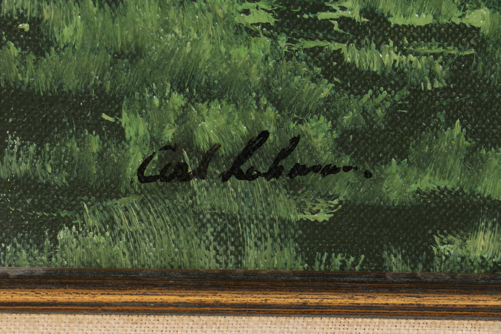 Carl Lohmann Original Oil Painting "Moonlight"