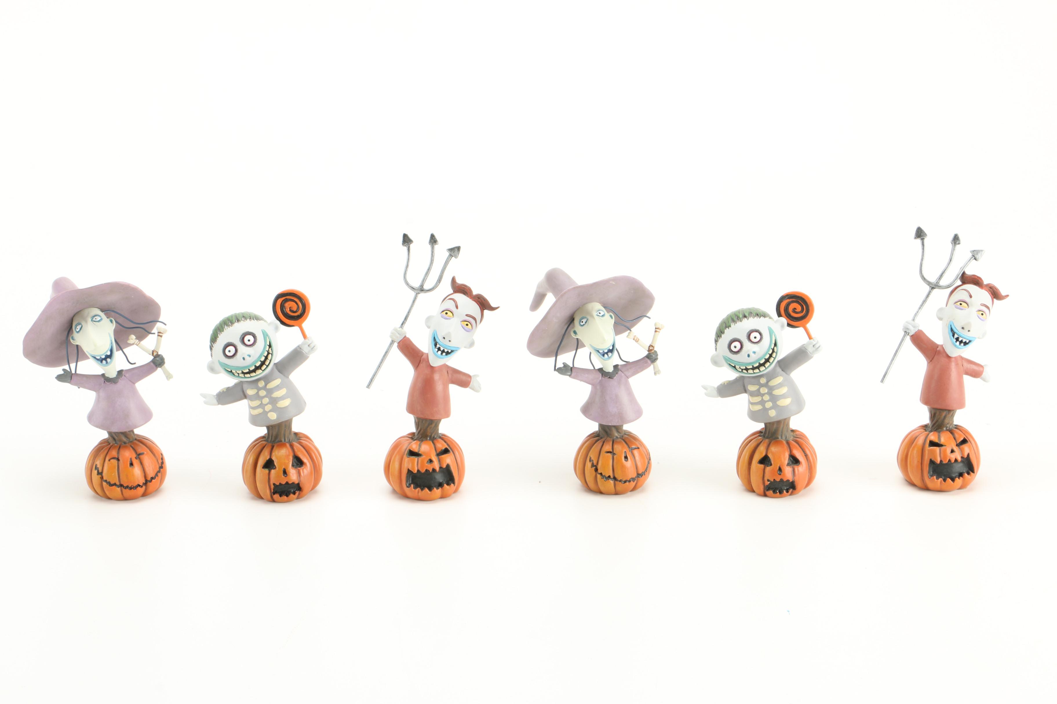 Halloween Figurines Including Nightmare Before Christmas