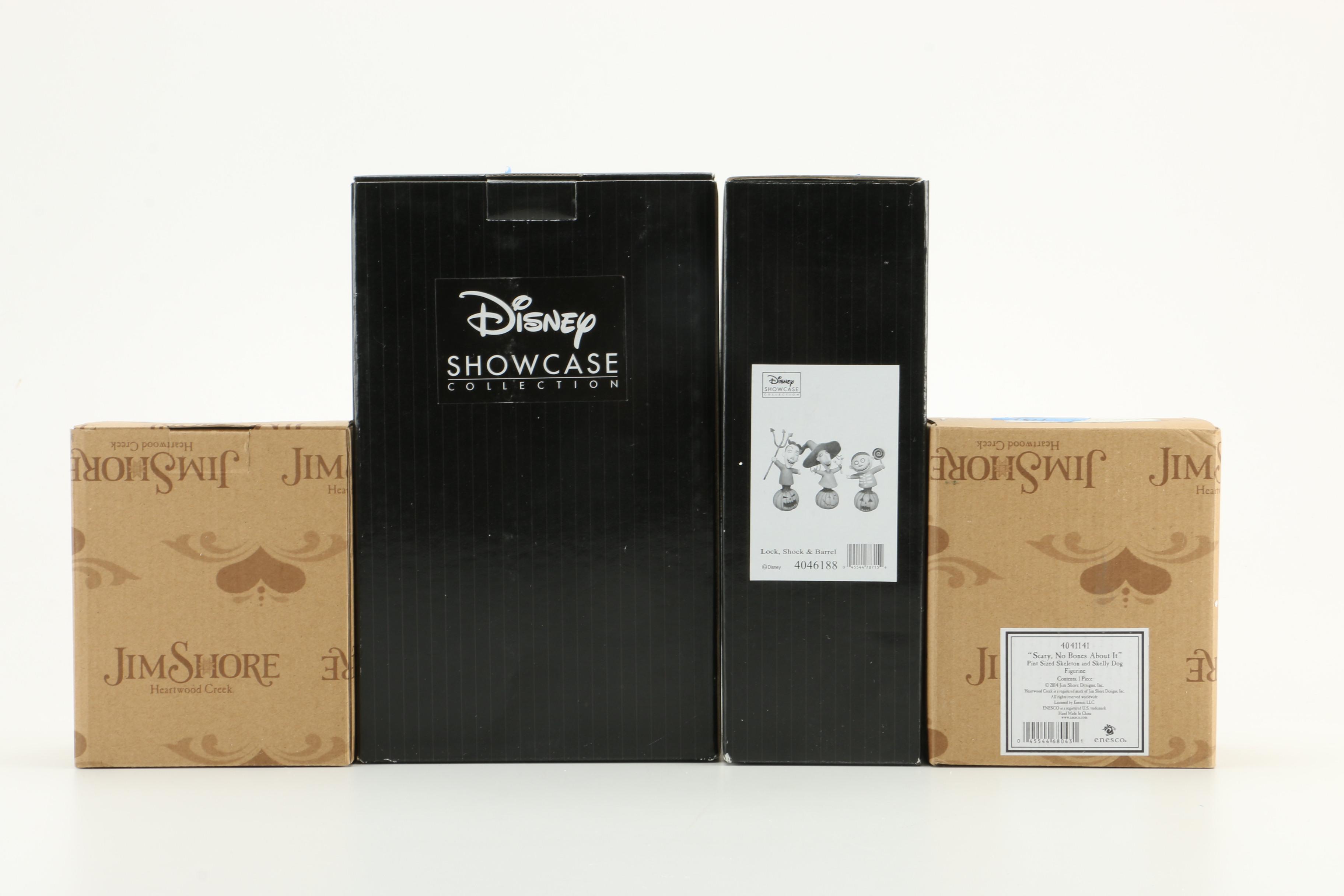 Halloween Figurines Including Nightmare Before Christmas
