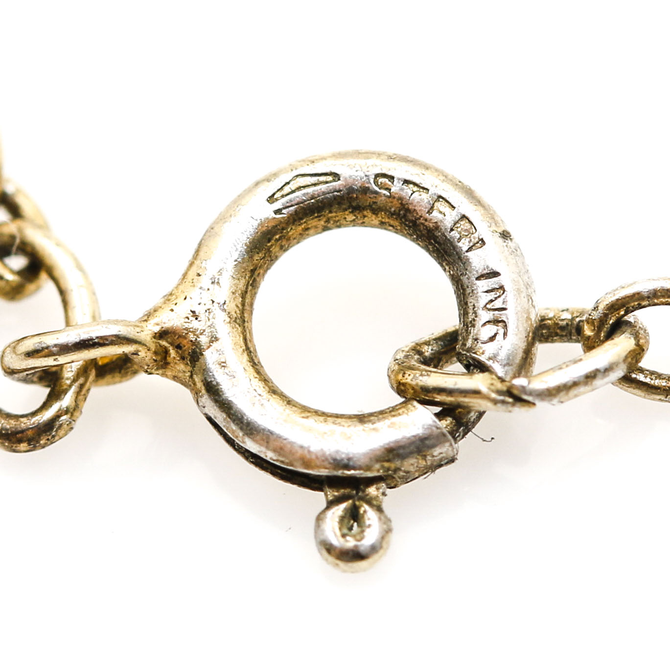 Sterling Silver Reed & Barton "July Larkspur" Gold Tone Necklace