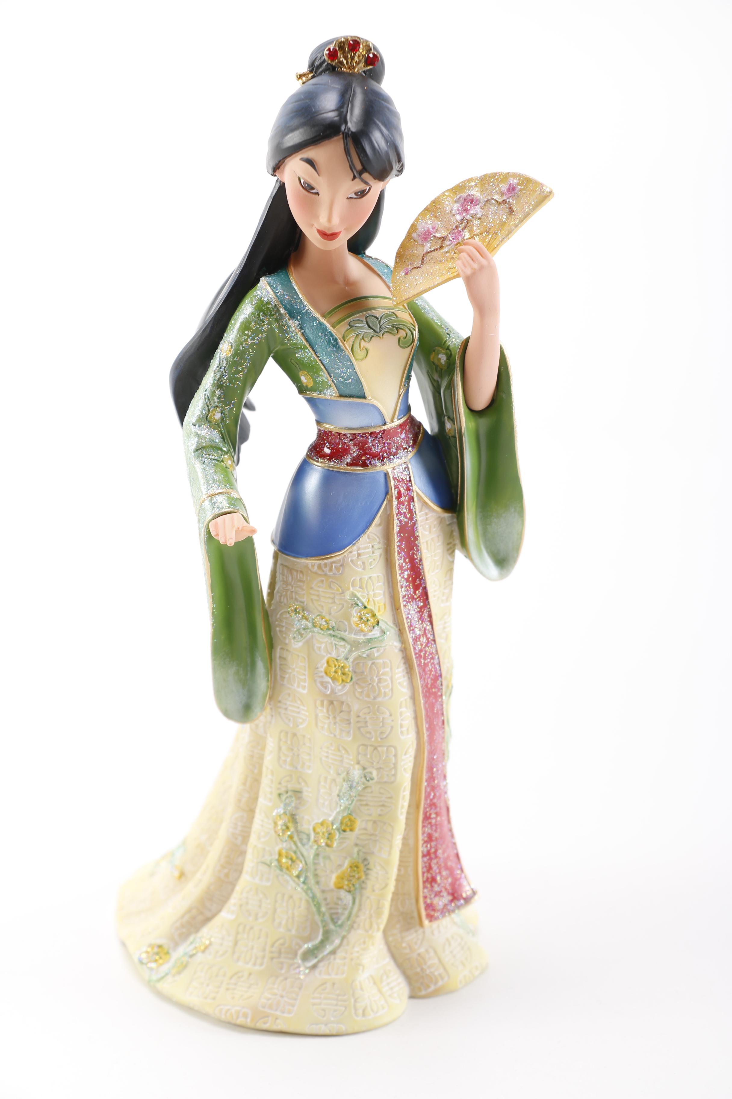 Disney Figurines Featuring Mulan and Frozen