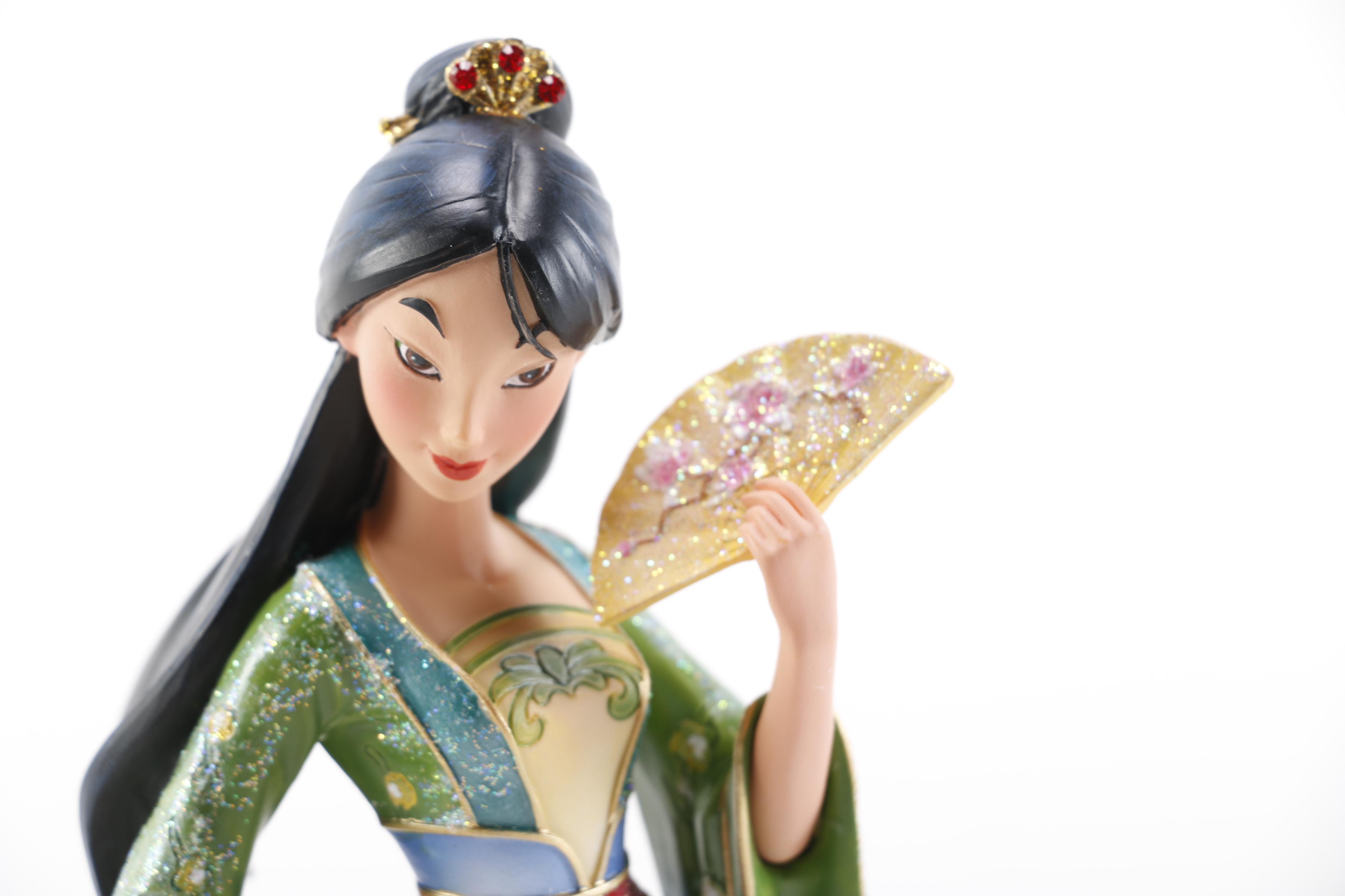 Disney Figurines Featuring Mulan and Frozen