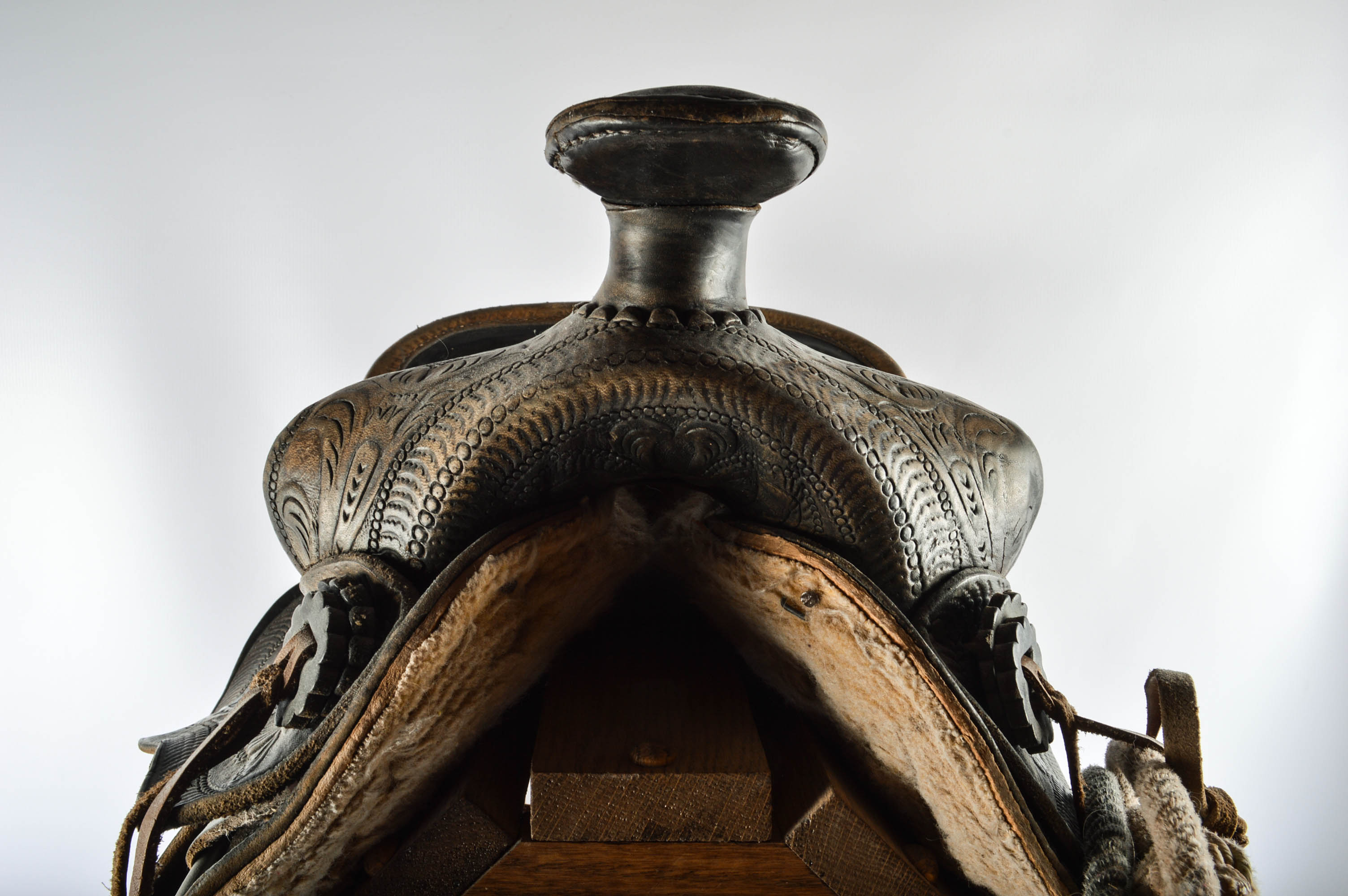 Vintage Children's Western Saddle and Lasso