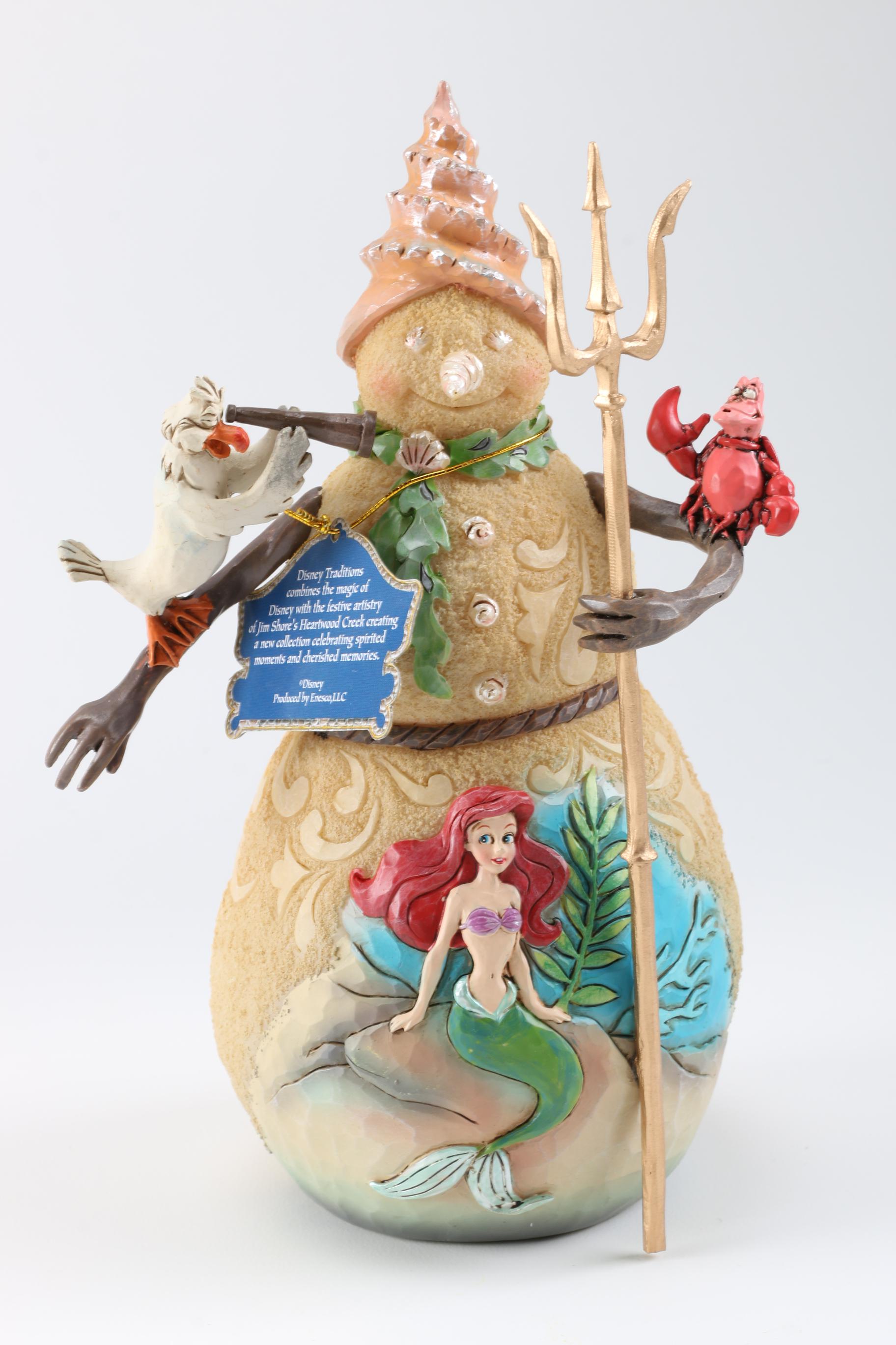 Disney Figurines Including "Christmas By The Sea"