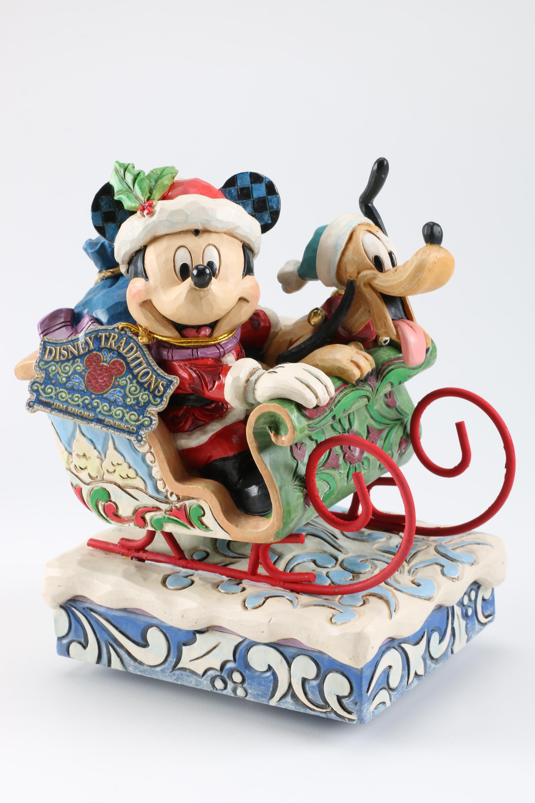 Disney Figurines Including "Christmas By The Sea"