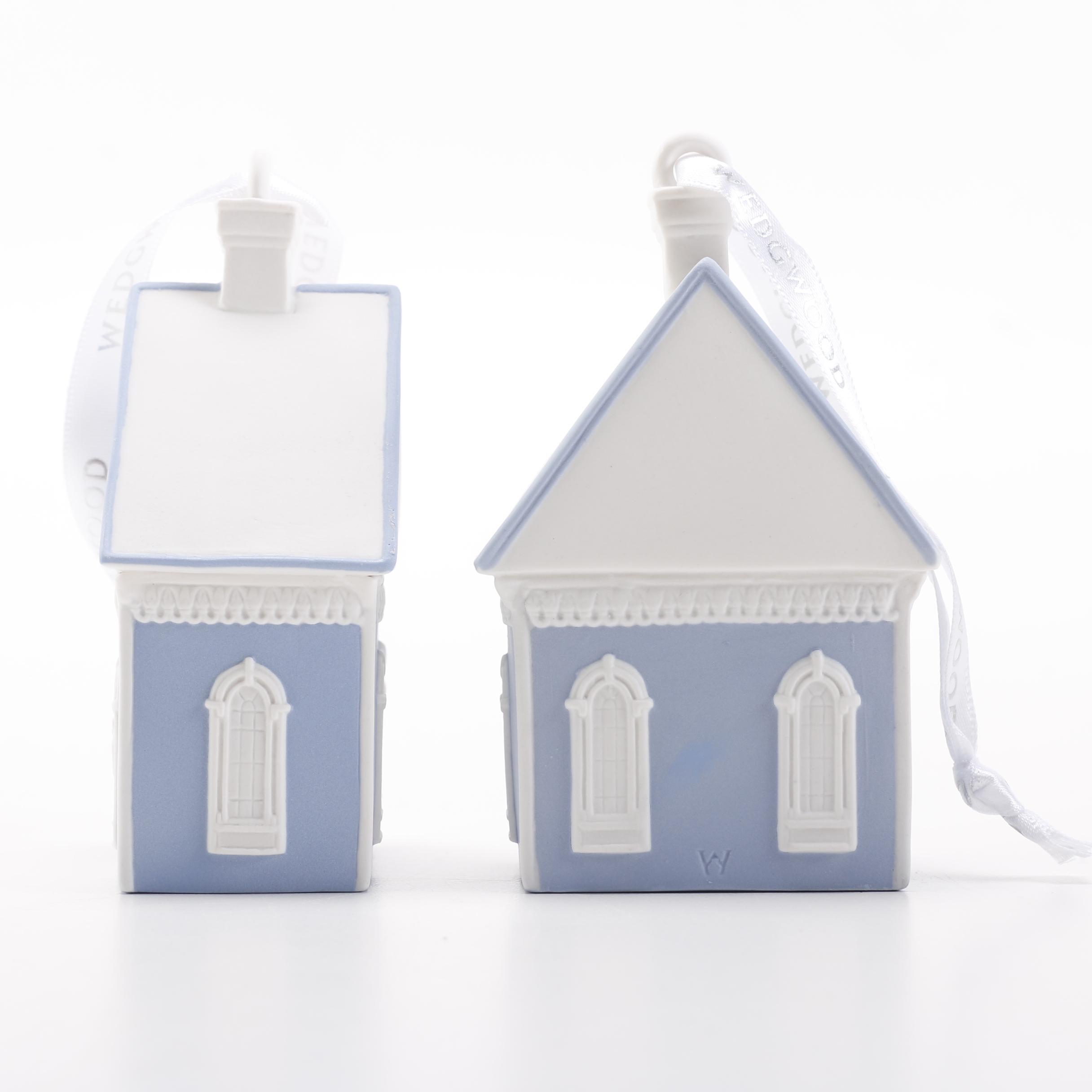 Wedgwood and Waterford Christmas Ornaments