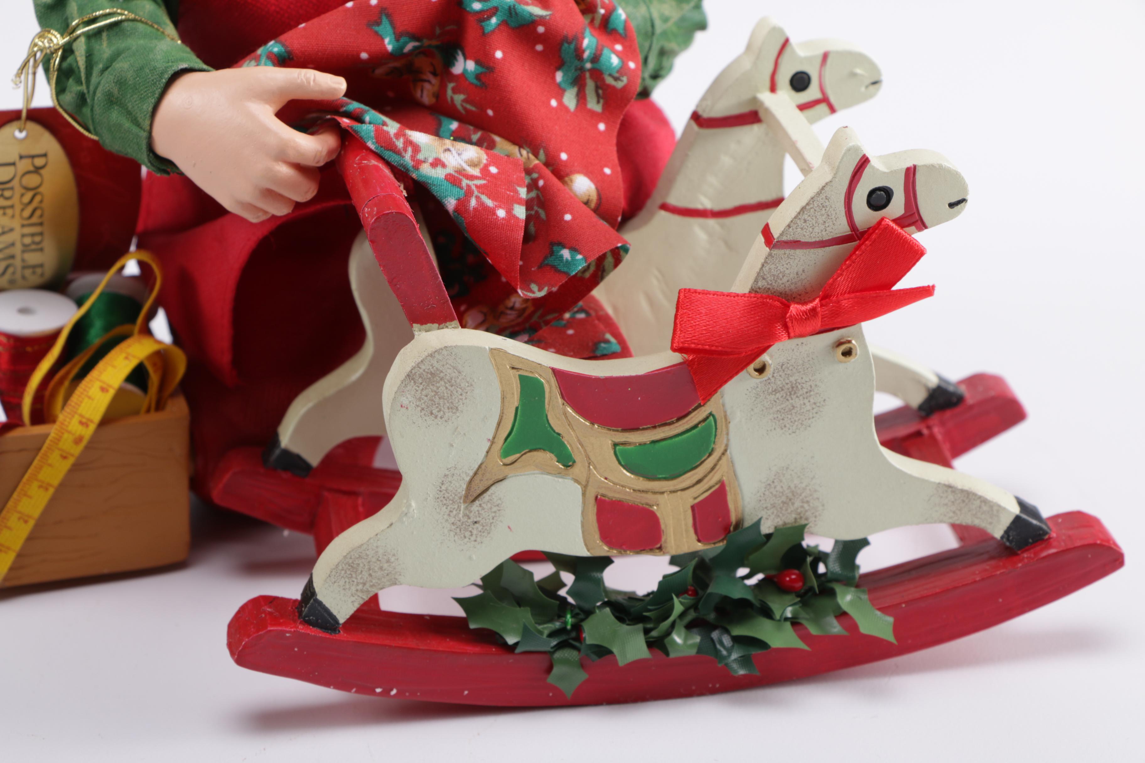 Christmas Figurines Including Possible Dreams