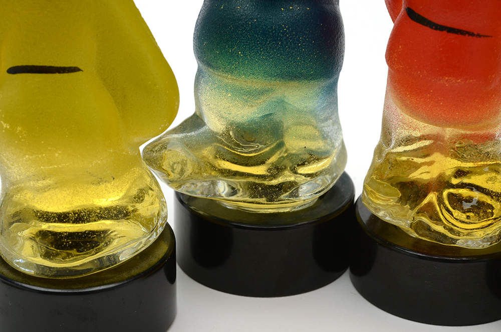 Circa 1938 Walt Disney's "Snow White and the Seven Dwarfs" Bakelite Russian Perfume Bottles