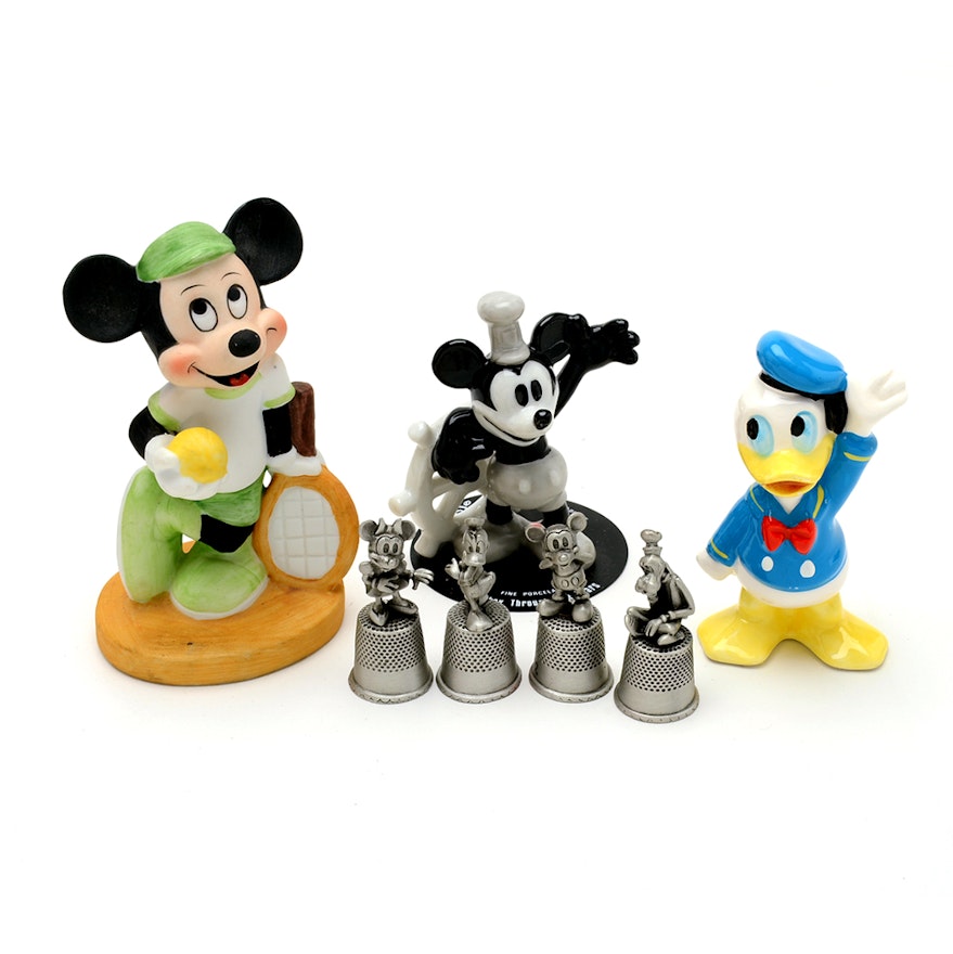 Disney Collectible Figurines and Thimbles