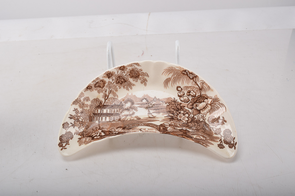 Clarice Cliff Royal Staffordshire Coffee Cup and Bone Dish