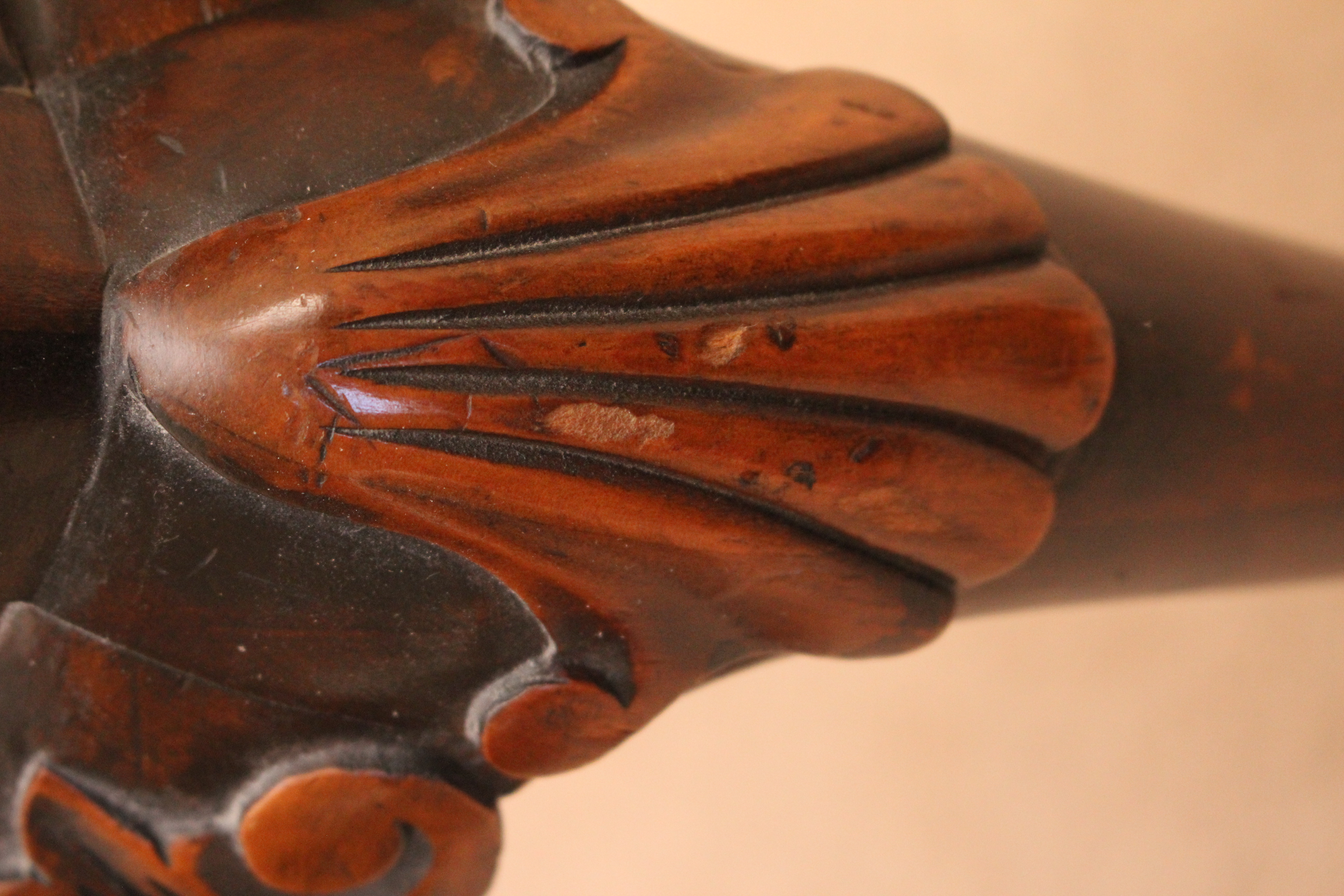 Antique Queen Anne Style Vanity Dresser by Berkey and Gay With Chair