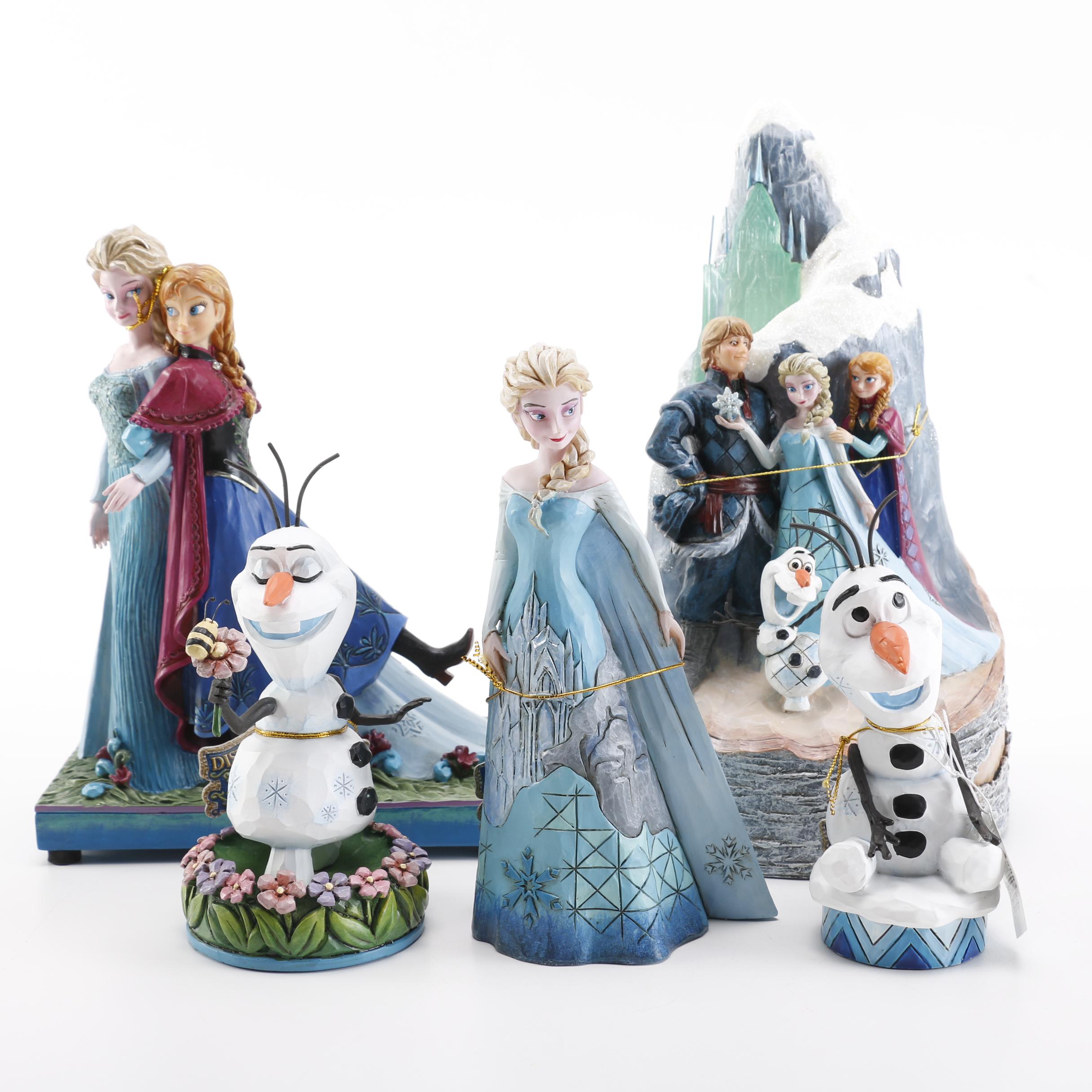 Jim Shore Figurines From "Frozen" Including a Music Box