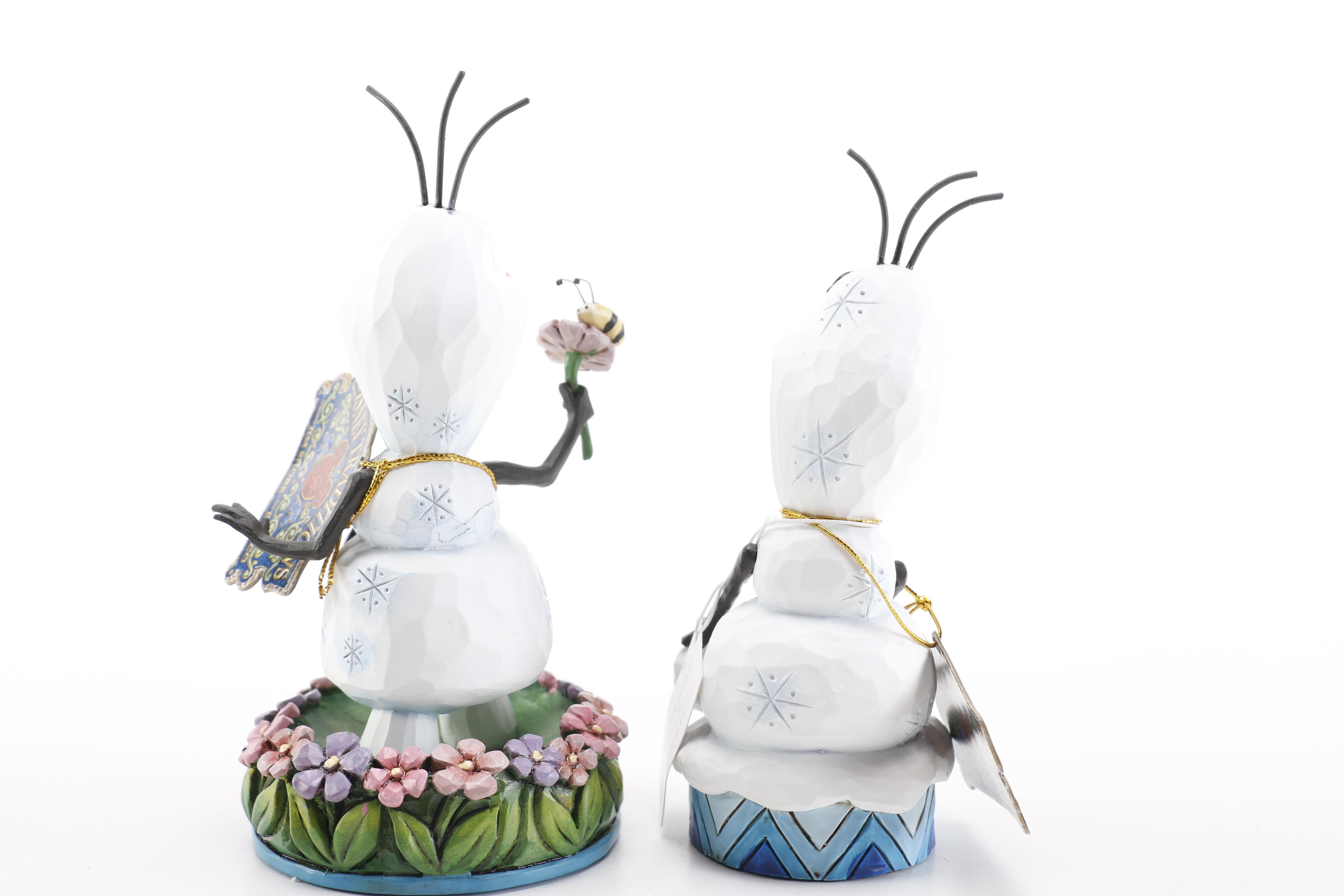 Jim Shore Figurines From "Frozen" Including a Music Box