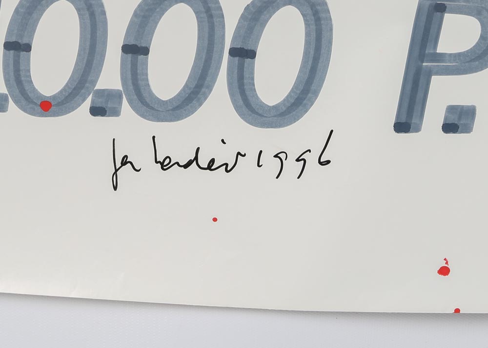 Jan Henderikse Original Mixed Media Advertisement