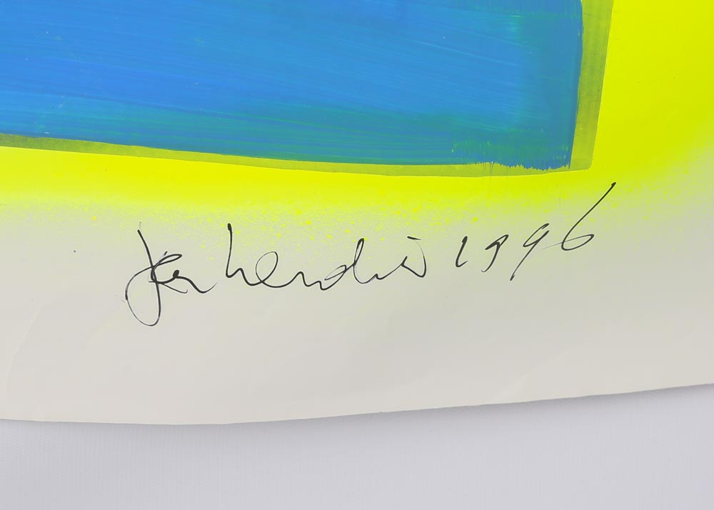 Jan Henderikse Original Mixed Media Advertisement