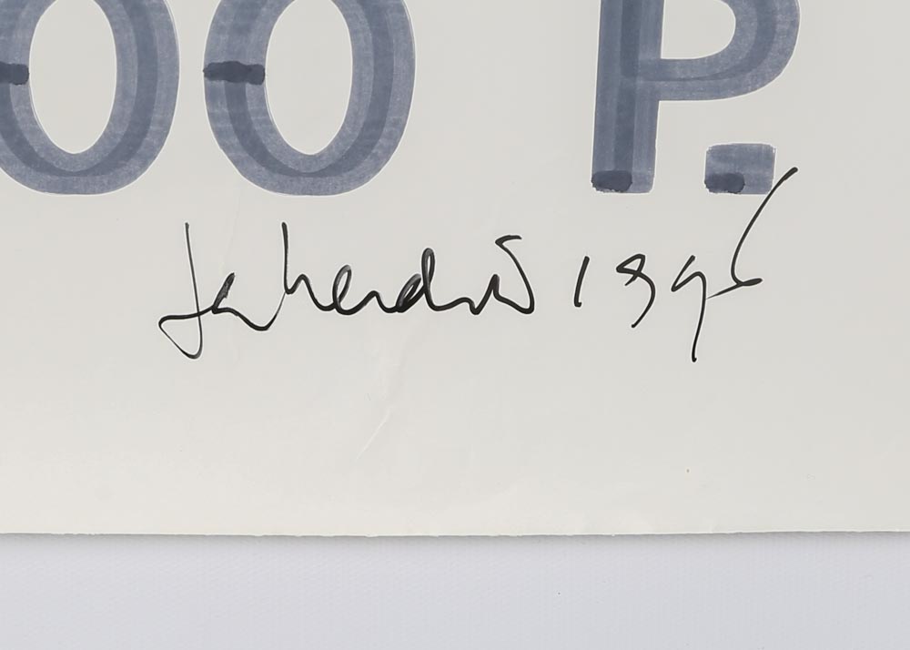 Jan Henderikse Original Mixed Media Advertisement