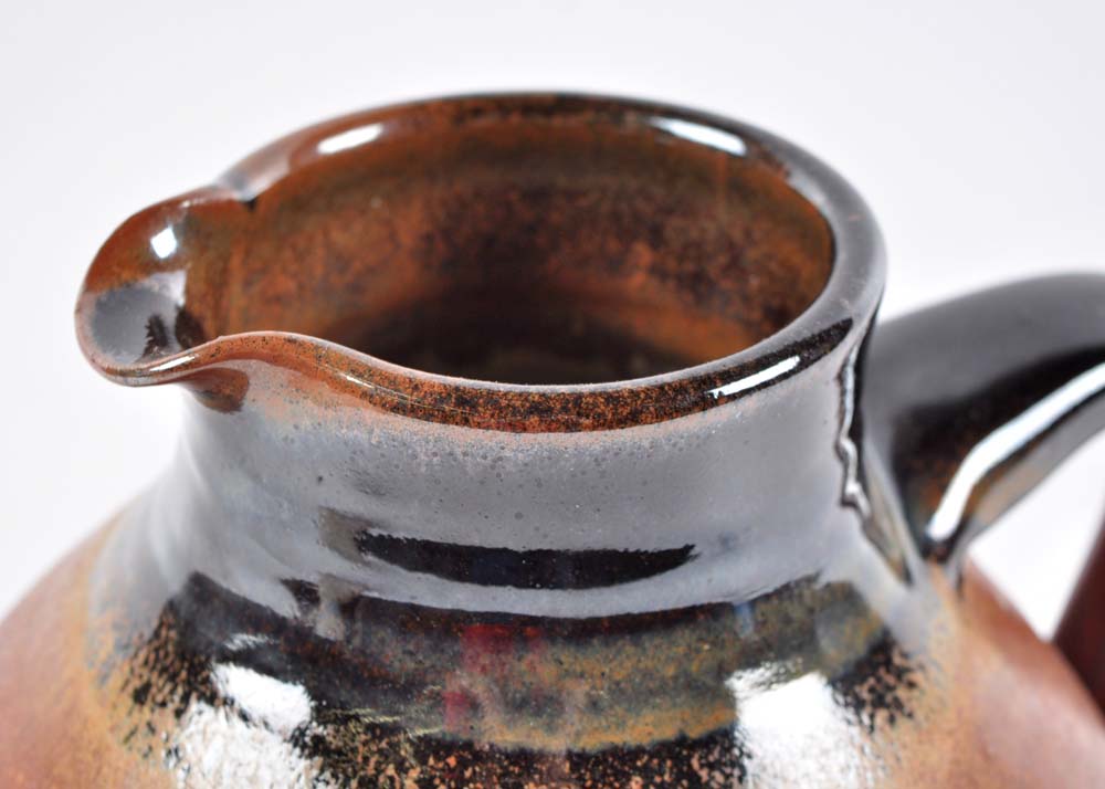 Hand Thrown Stoneware Pottery Jug