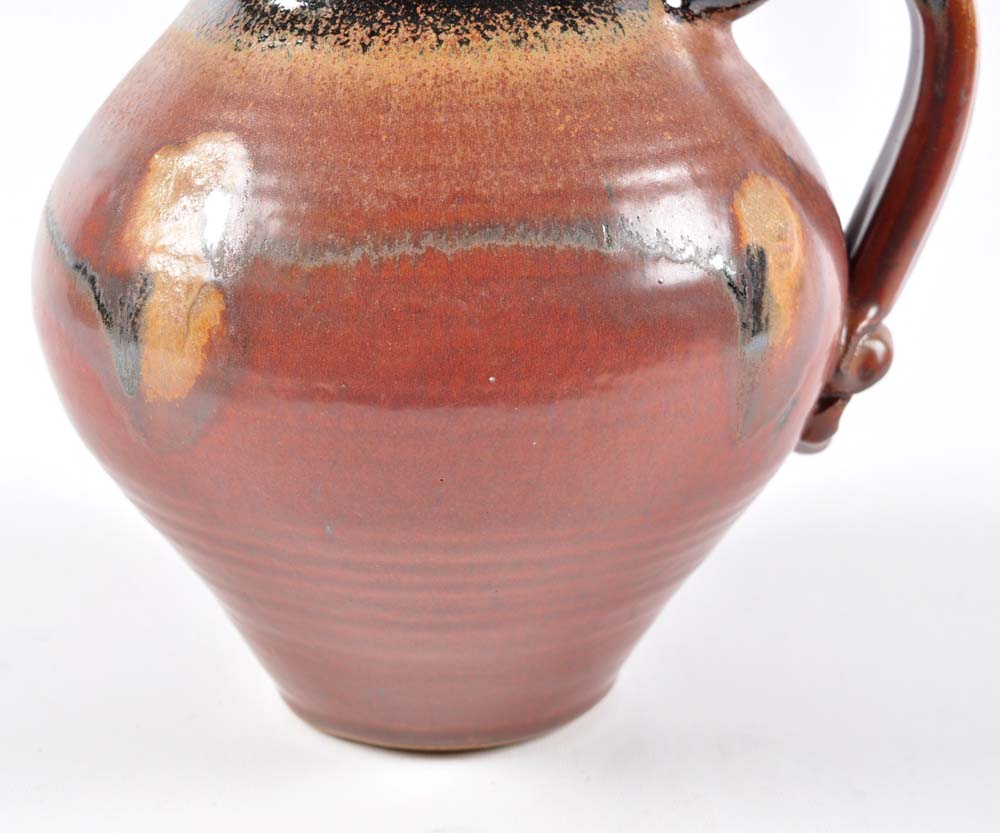 Hand Thrown Stoneware Pottery Jug