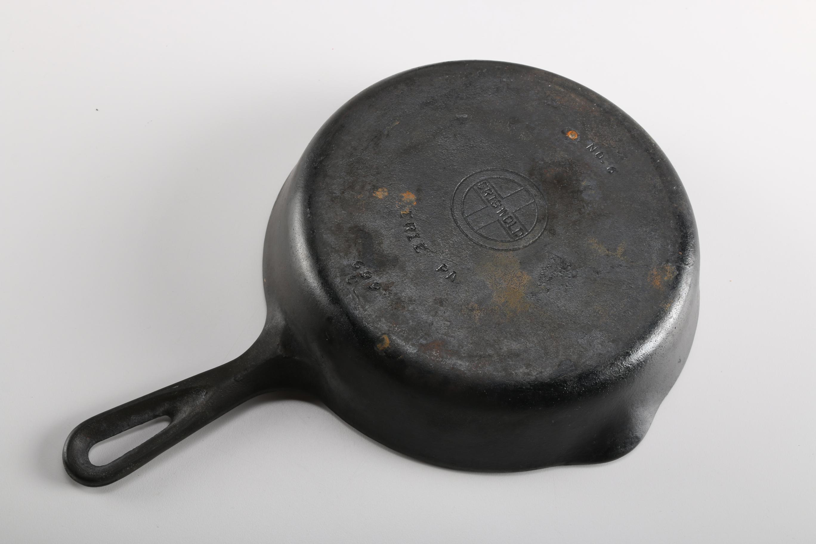 Cast Iron Skillets Featuring Griswold