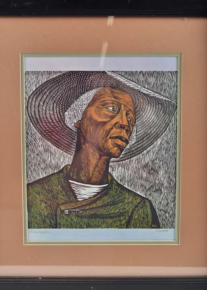 After Elizabeth Catlett Offset Lithograph "Sharecropper"