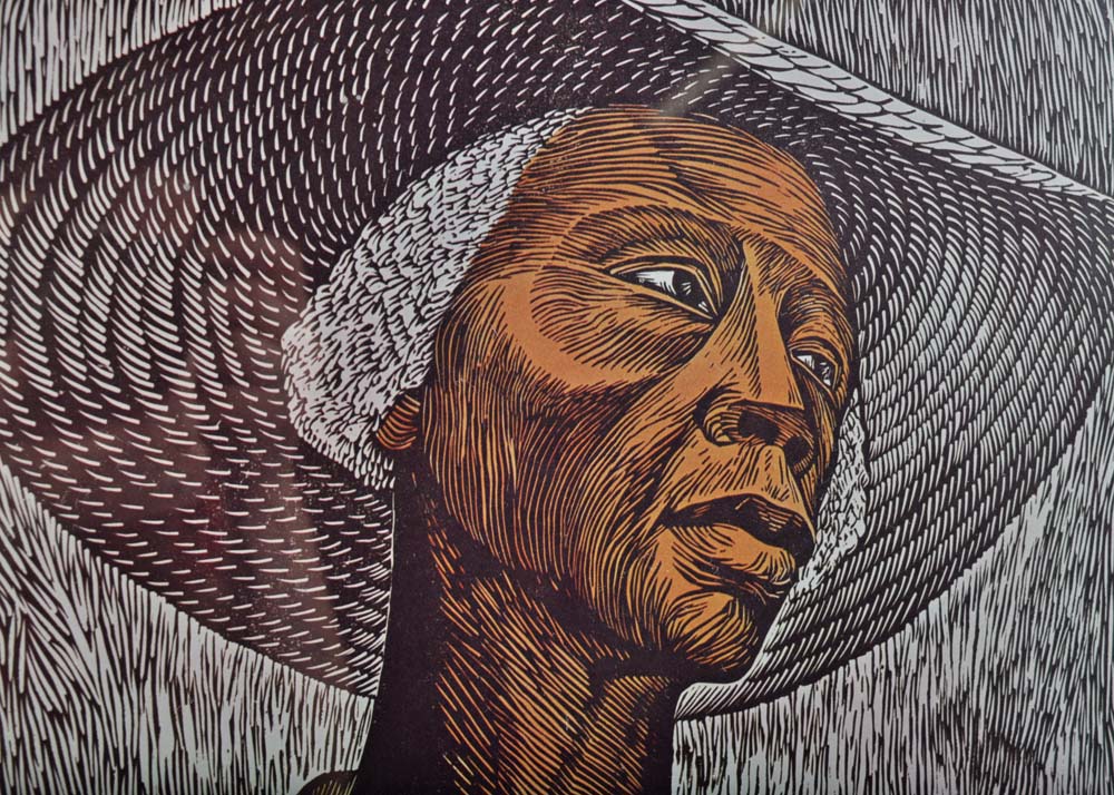 After Elizabeth Catlett Offset Lithograph "Sharecropper"
