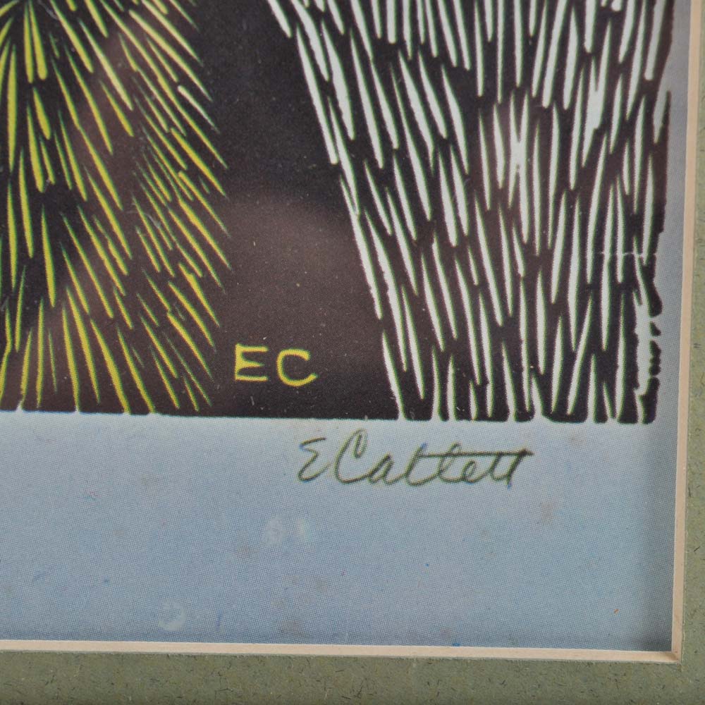 After Elizabeth Catlett Offset Lithograph "Sharecropper"