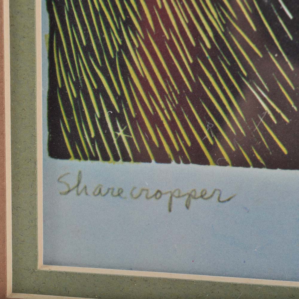 After Elizabeth Catlett Offset Lithograph "Sharecropper"