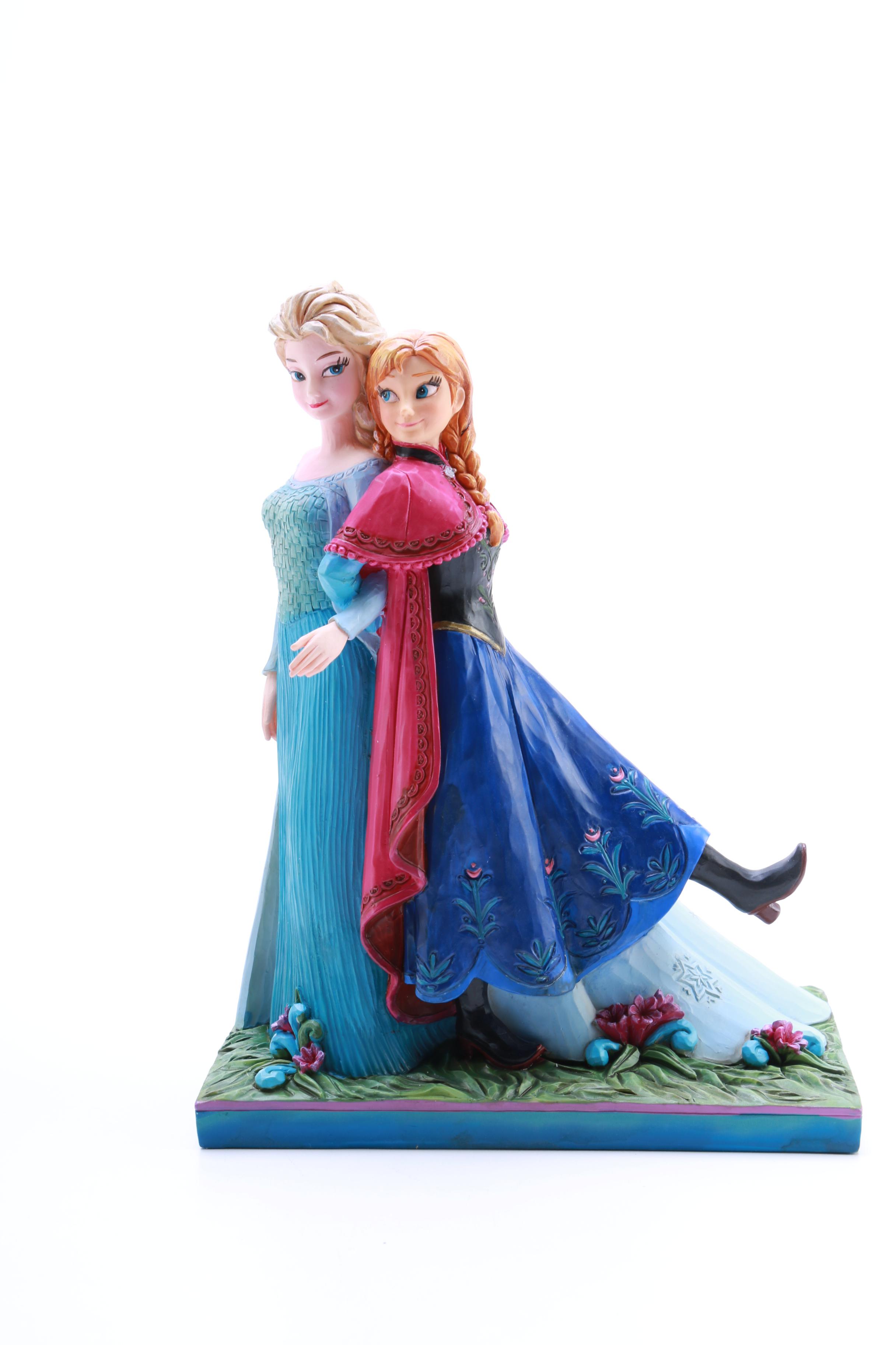 Enesco Figurines Including "Frozen" and "Gone With the Wind"