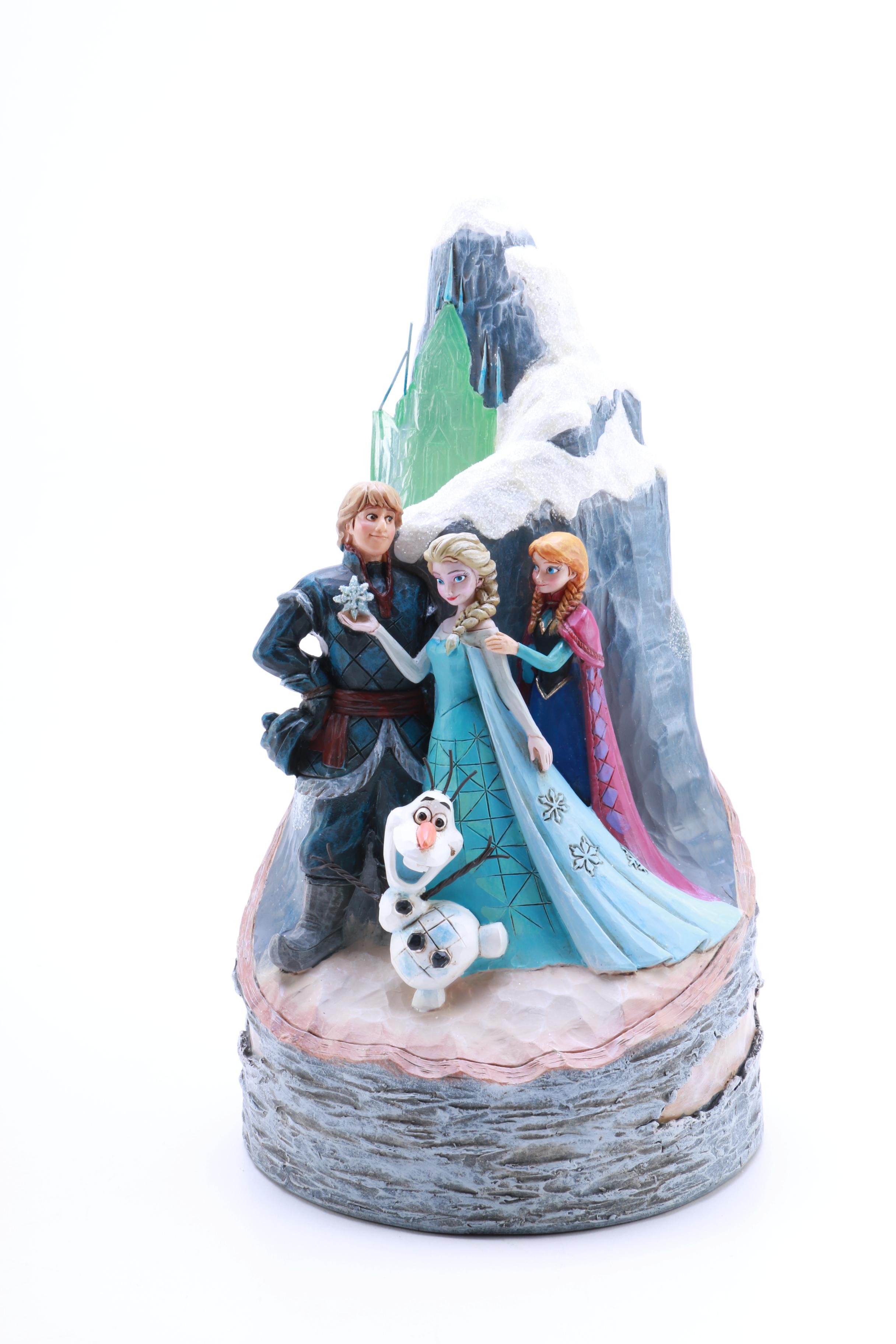Enesco Figurines Including "Frozen" and "Gone With the Wind"