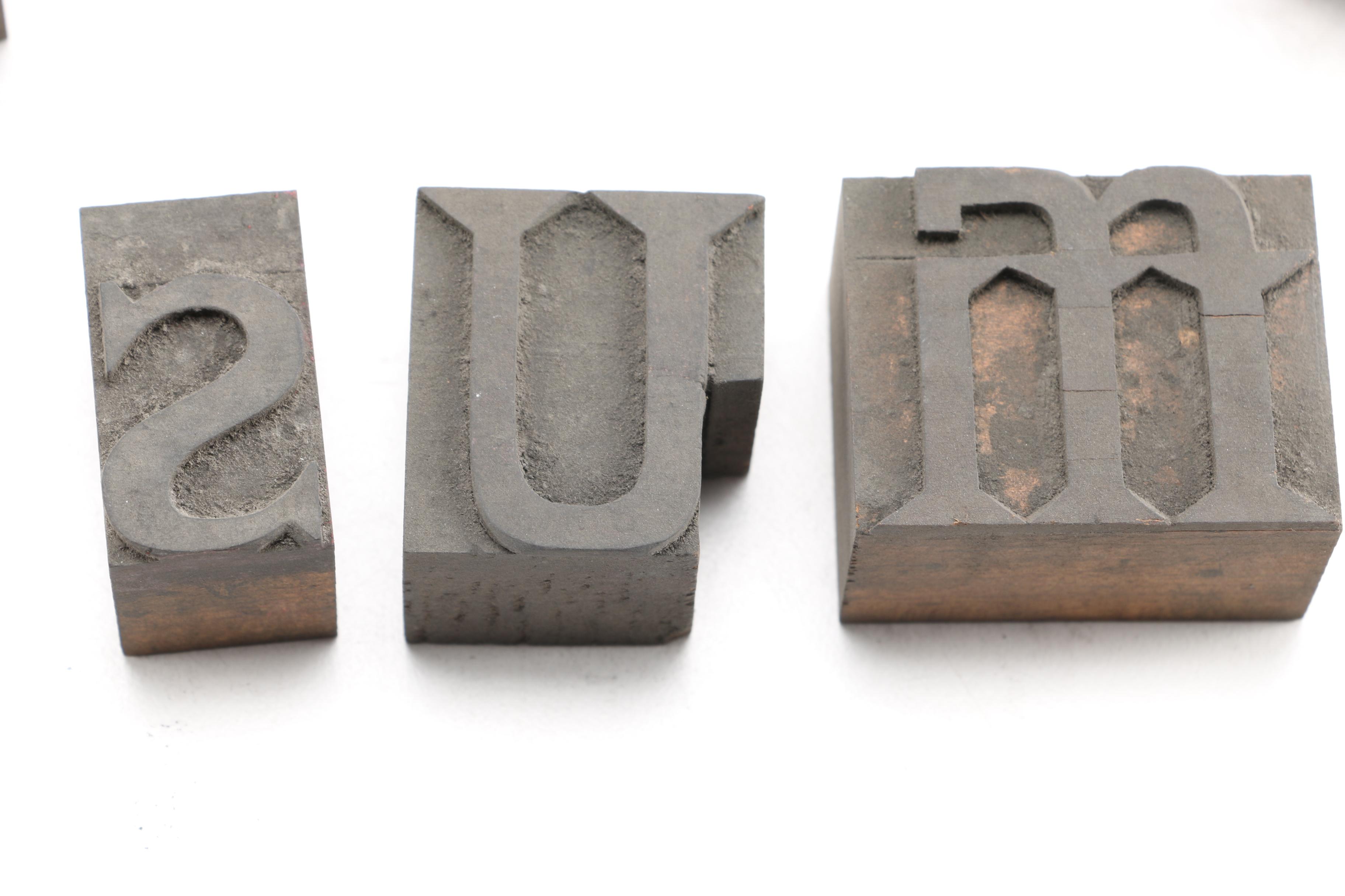 Letterpress Printing Blocks