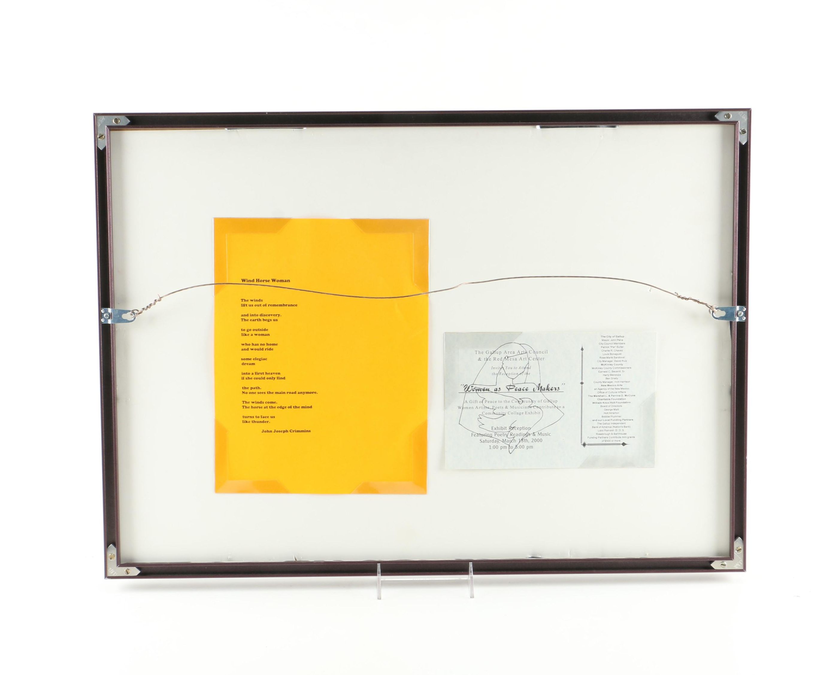 Mary Jane Milz Paintings “The Love of Wolf Creek” and “Wind Horse