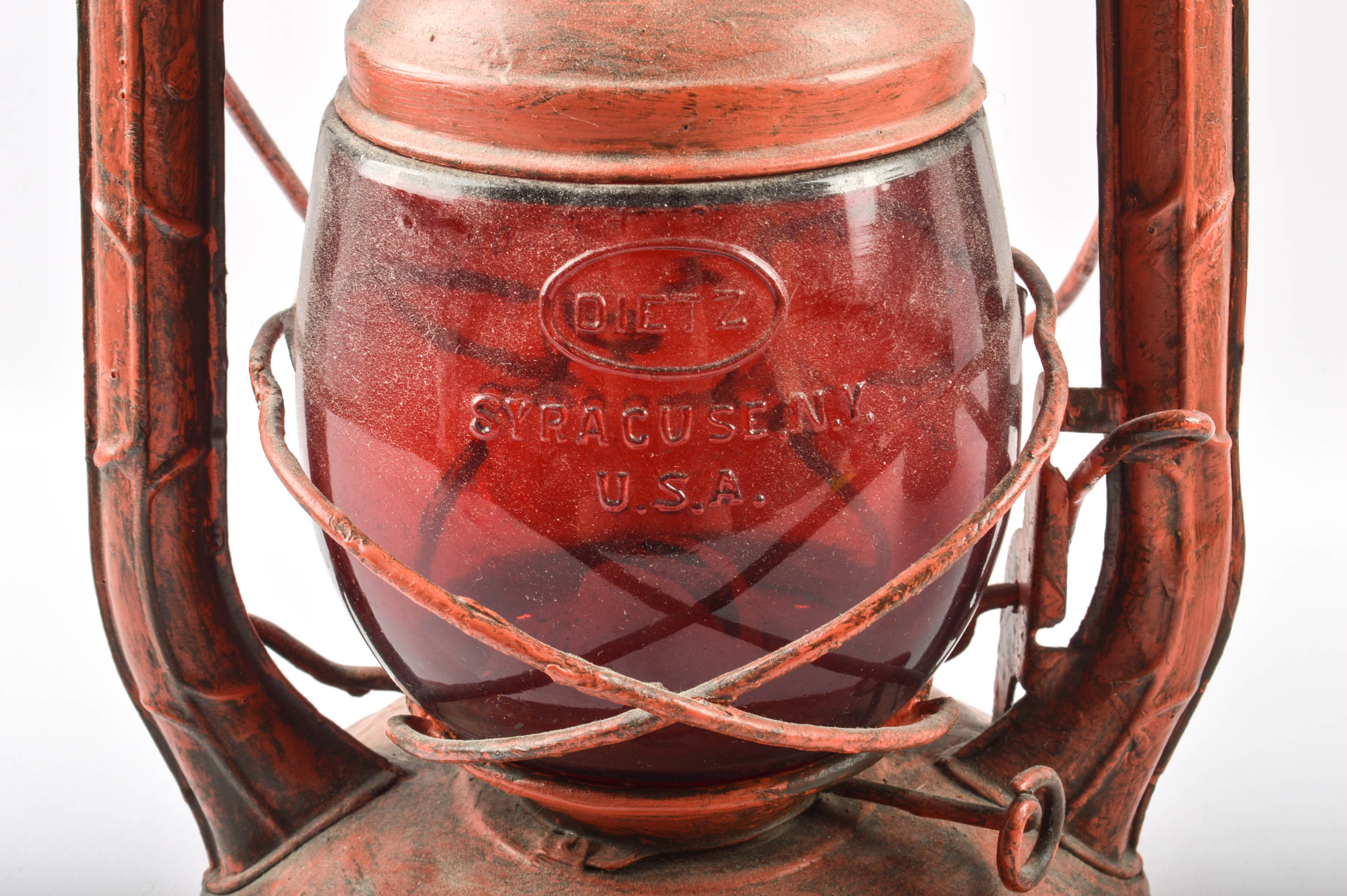 Two Vintage Dietz Little Wizard Railroad Lanterns