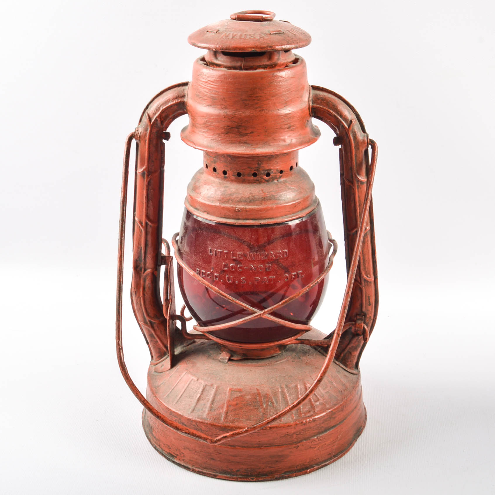 Two Vintage Dietz Little Wizard Railroad Lanterns