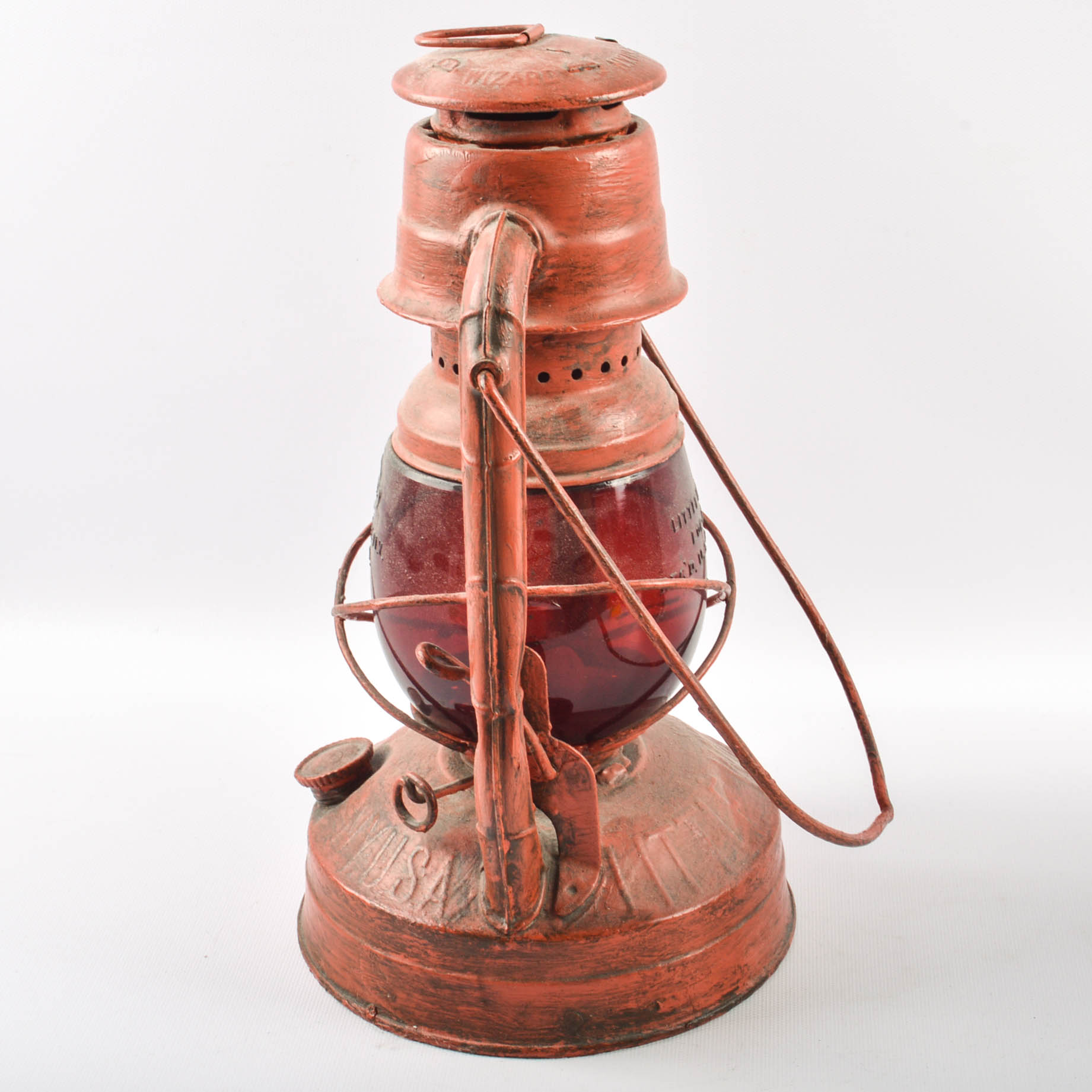 Two Vintage Dietz Little Wizard Railroad Lanterns