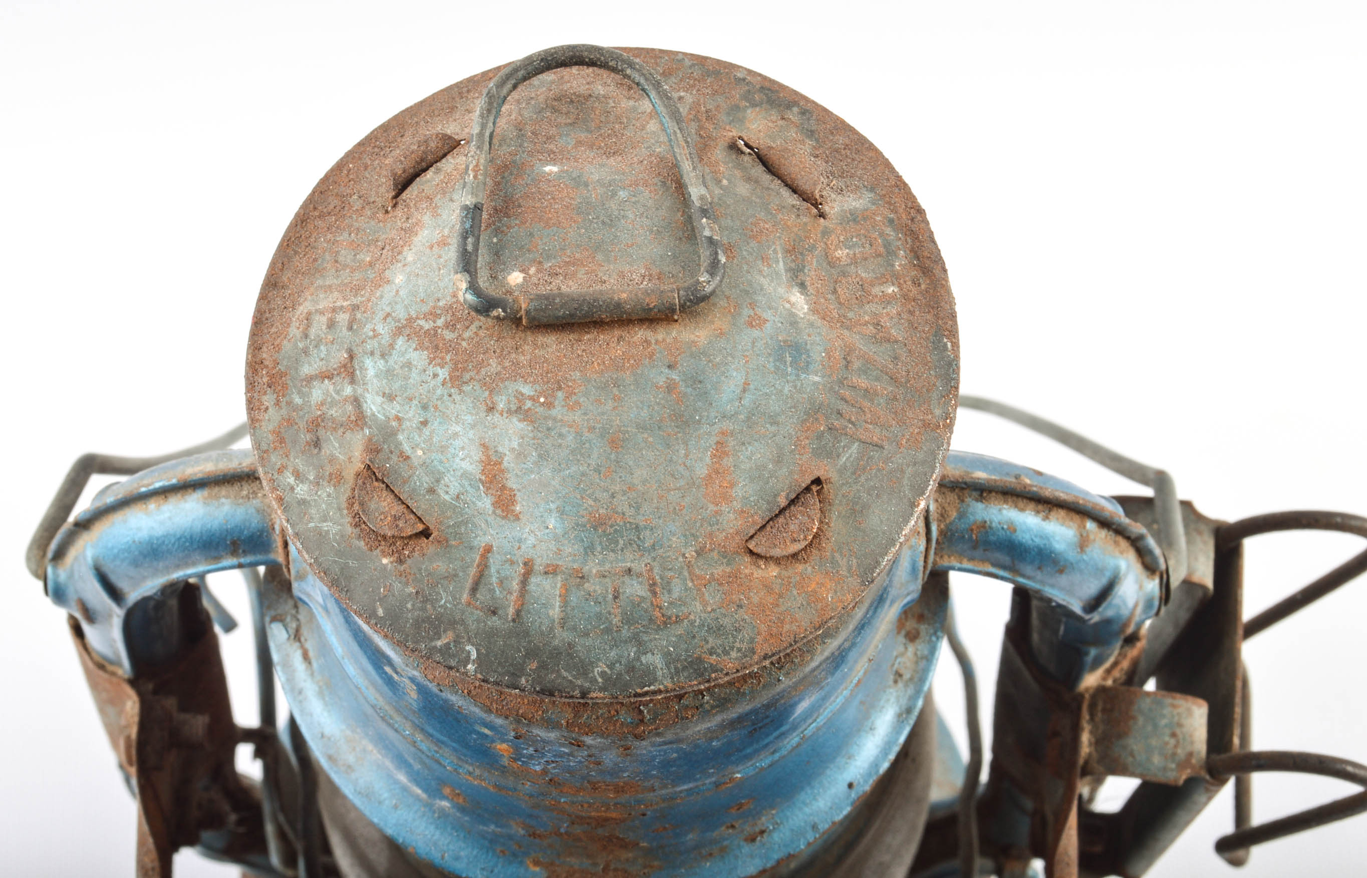 Two Vintage Dietz Little Wizard Railroad Lanterns