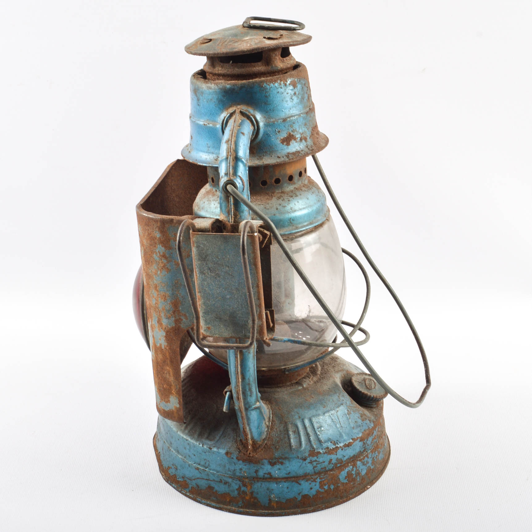 Two Vintage Dietz Little Wizard Railroad Lanterns