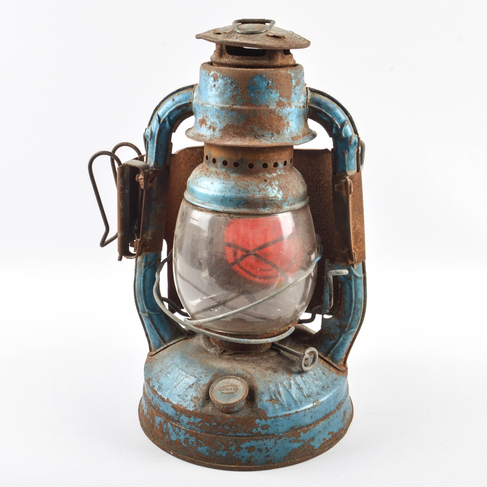 Two Vintage Dietz Little Wizard Railroad Lanterns