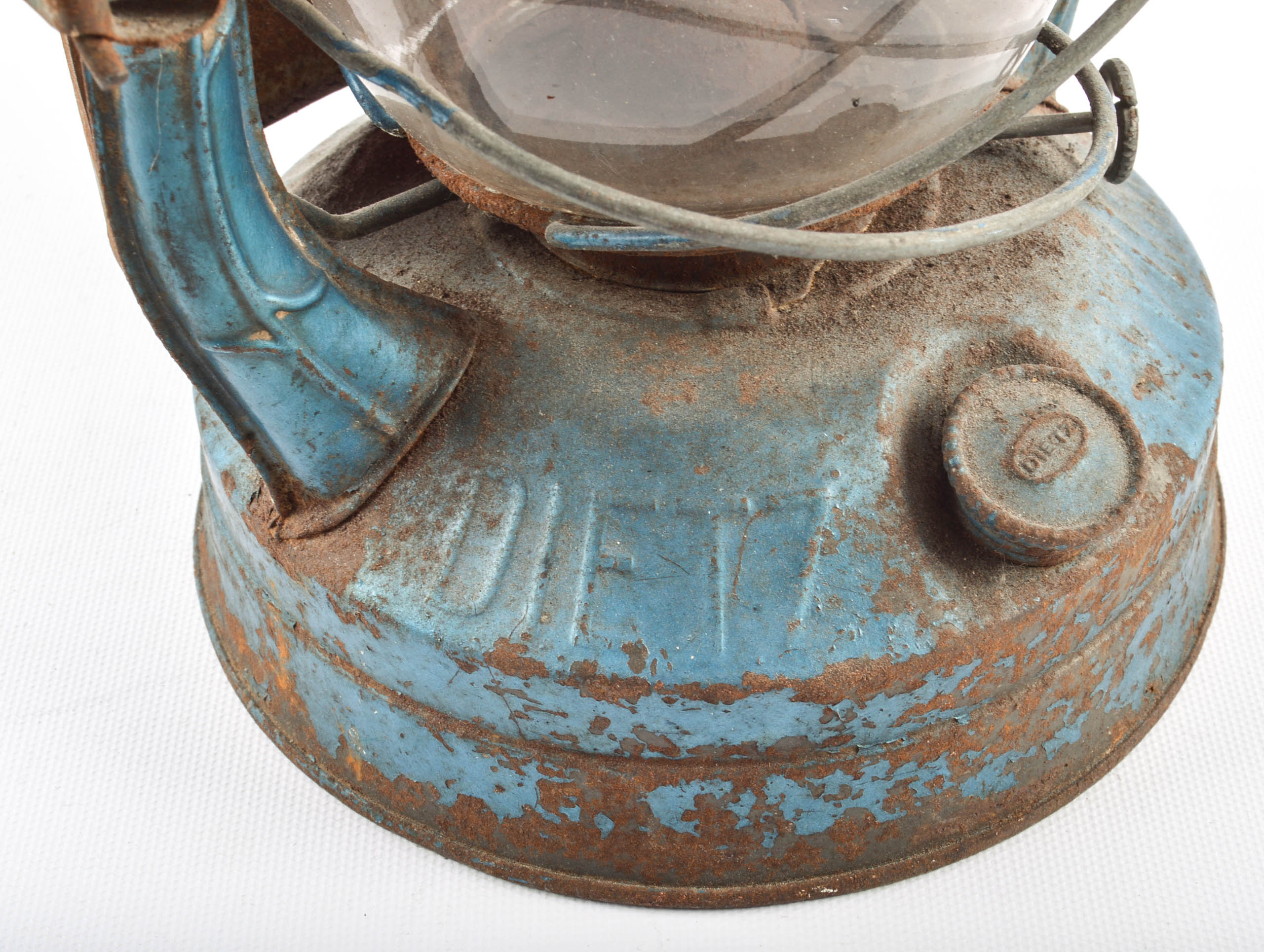 Two Vintage Dietz Little Wizard Railroad Lanterns