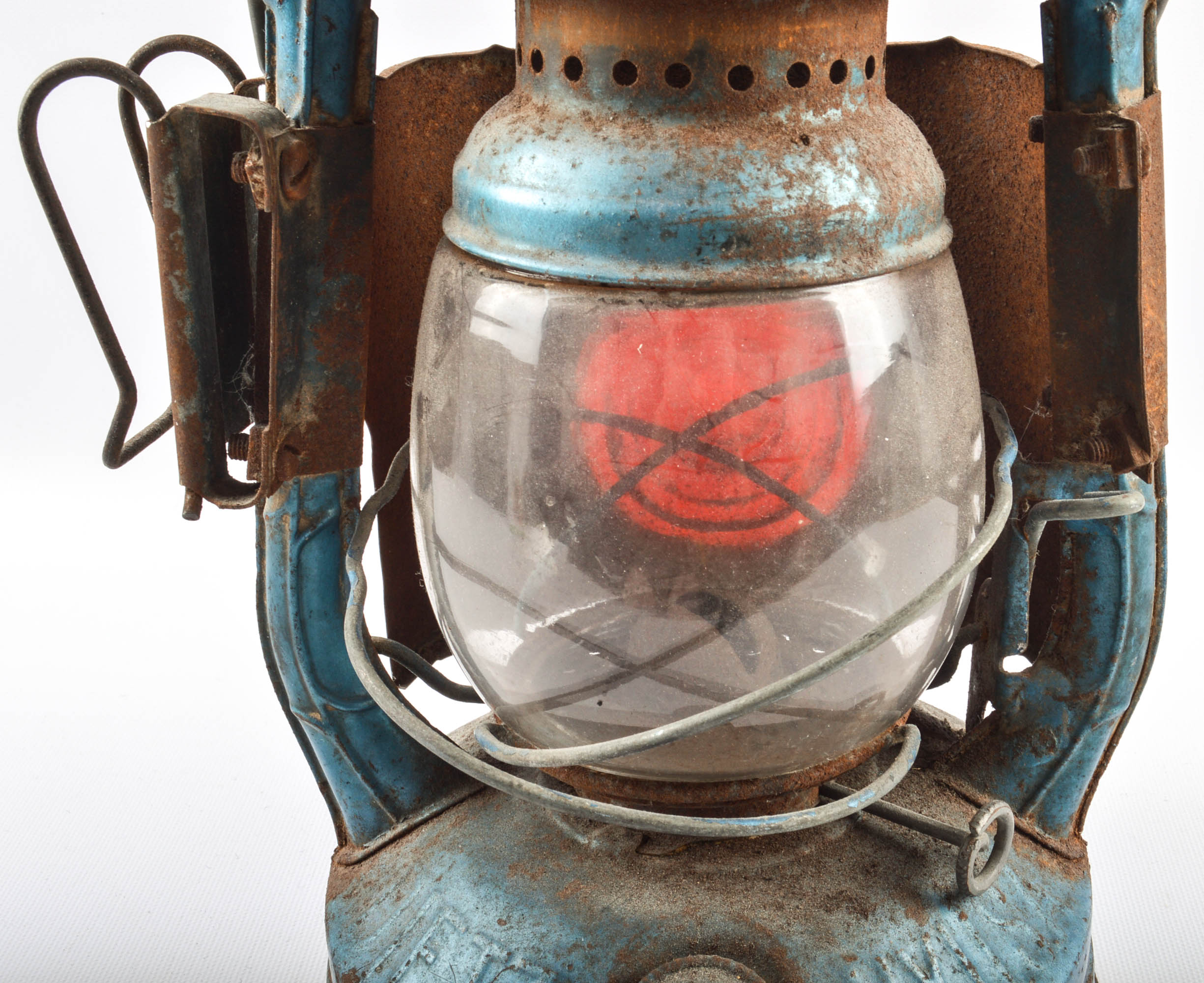 Two Vintage Dietz Little Wizard Railroad Lanterns