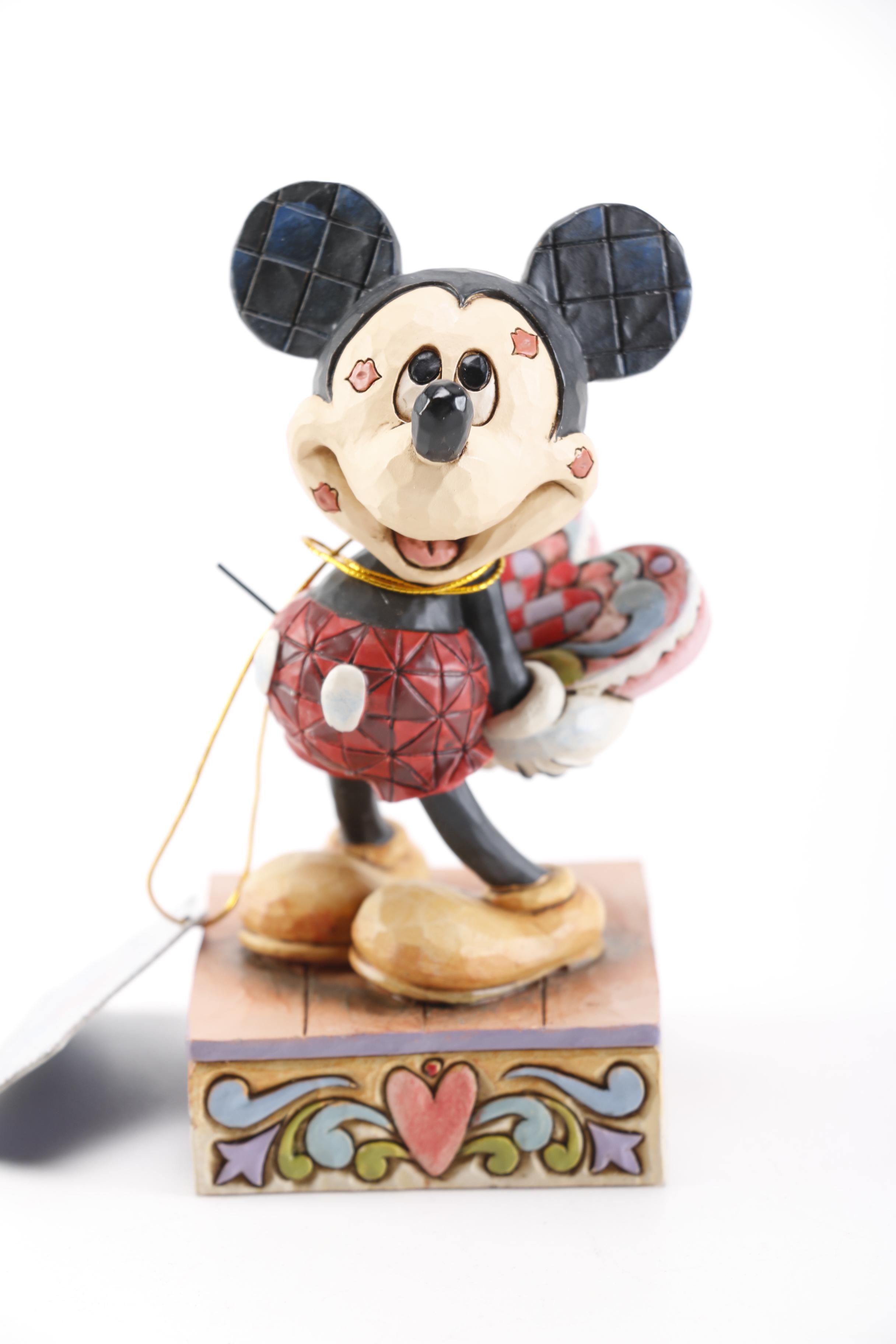 Mickey and Minnie Figurine Collection Including Disney Traditions