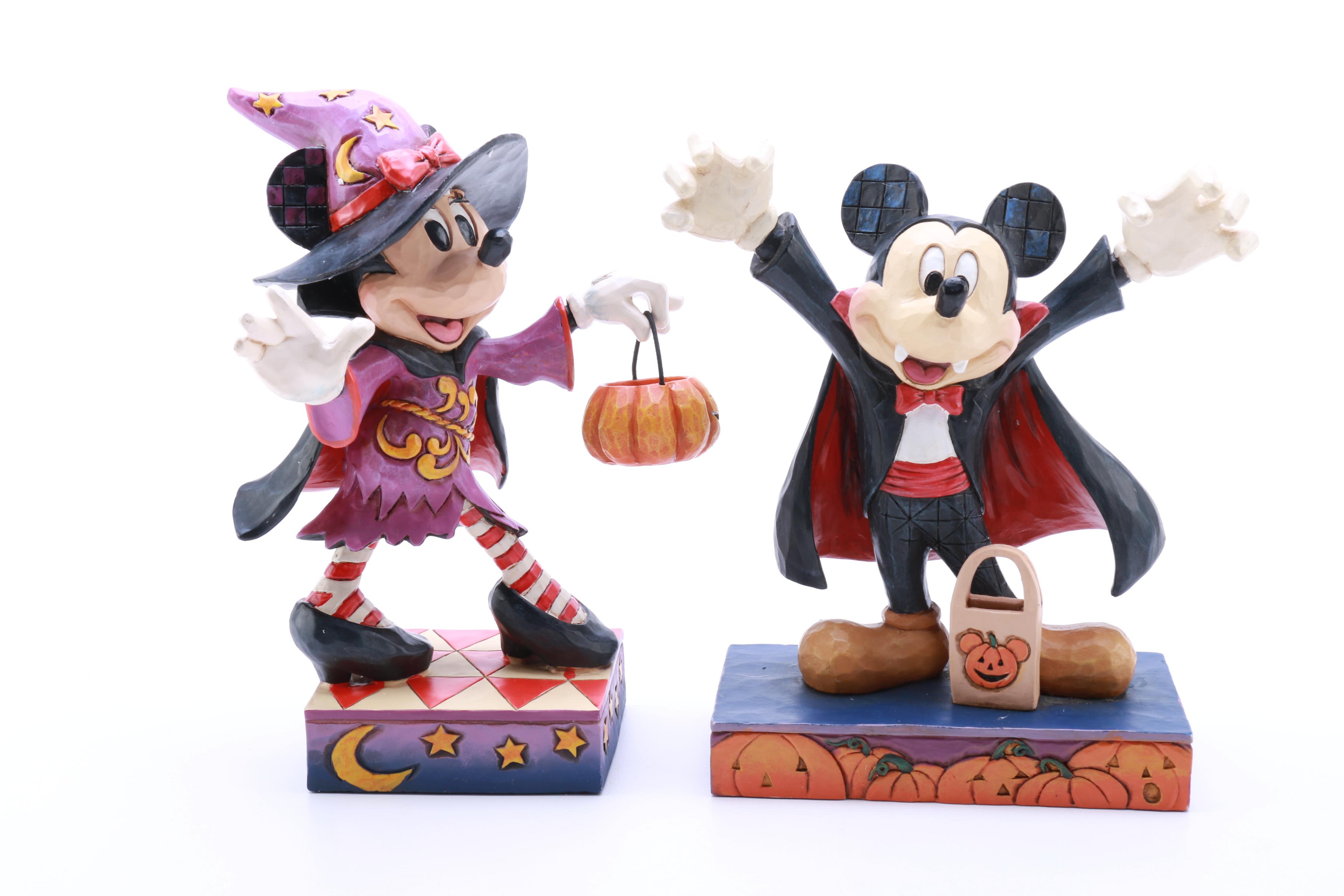 Disney Figurines Including "Beauty and the Beast"