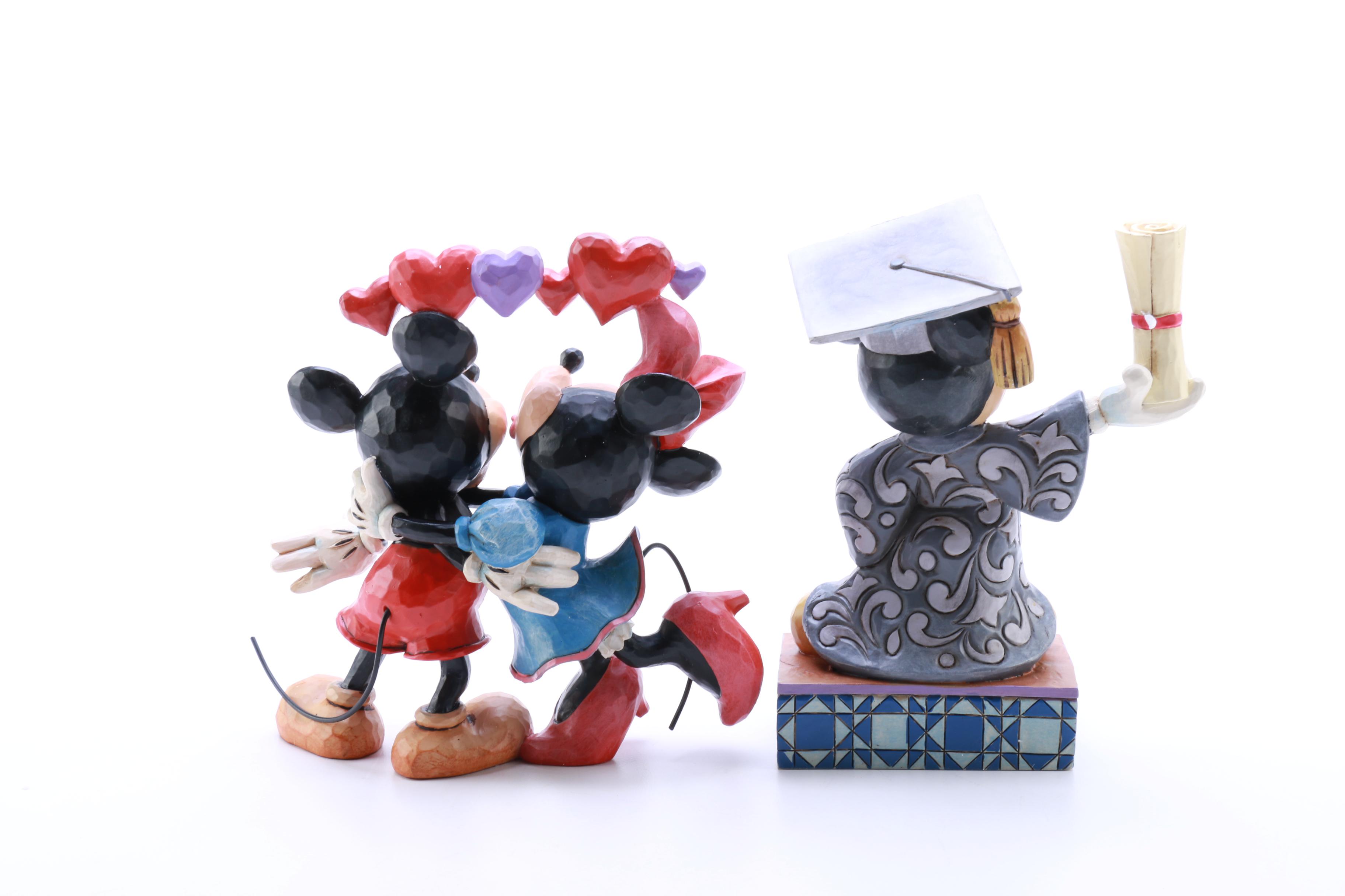 Disney Figurines Including "Beauty and the Beast"