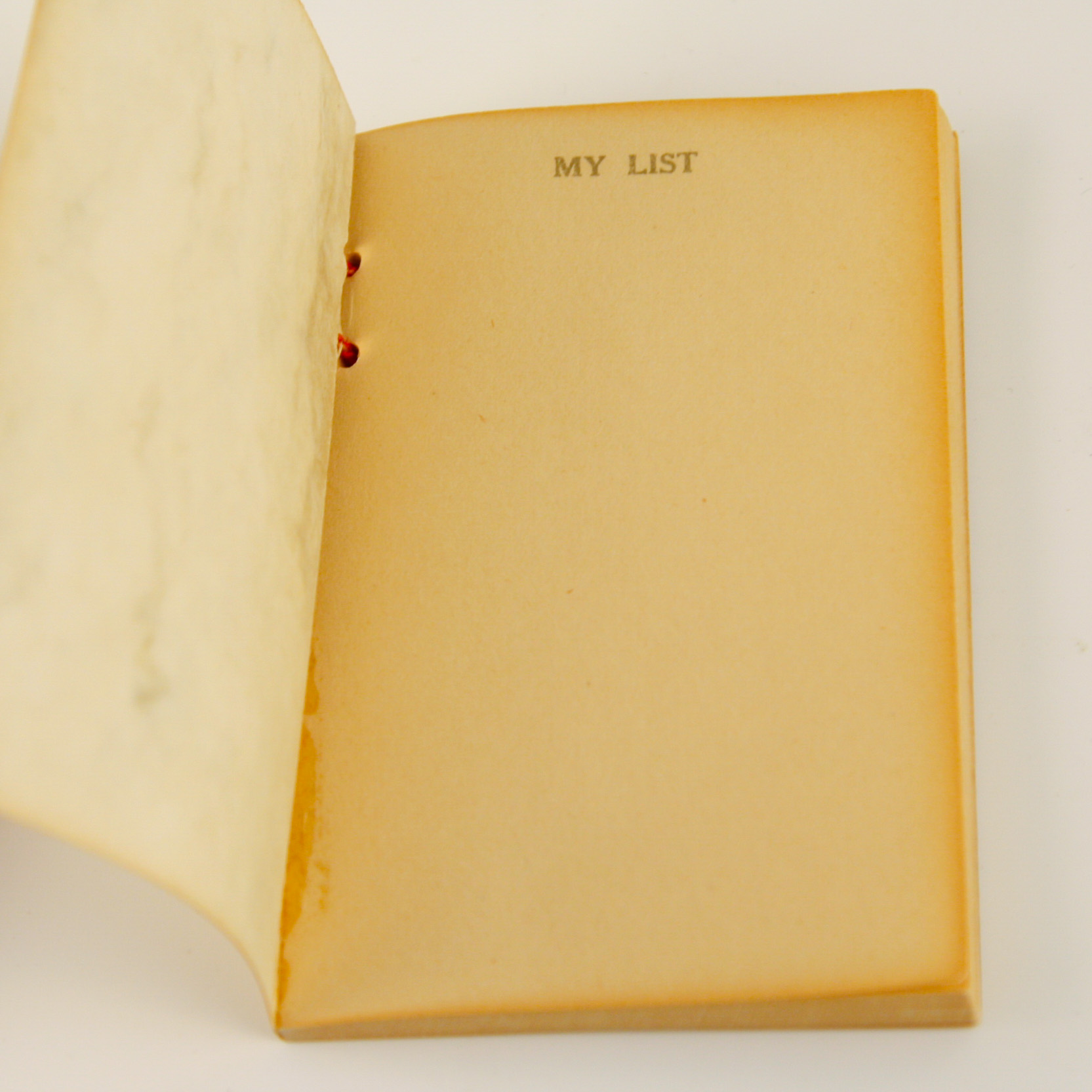 Framed Antique Needlepoint Sampler with Unused Shopping List